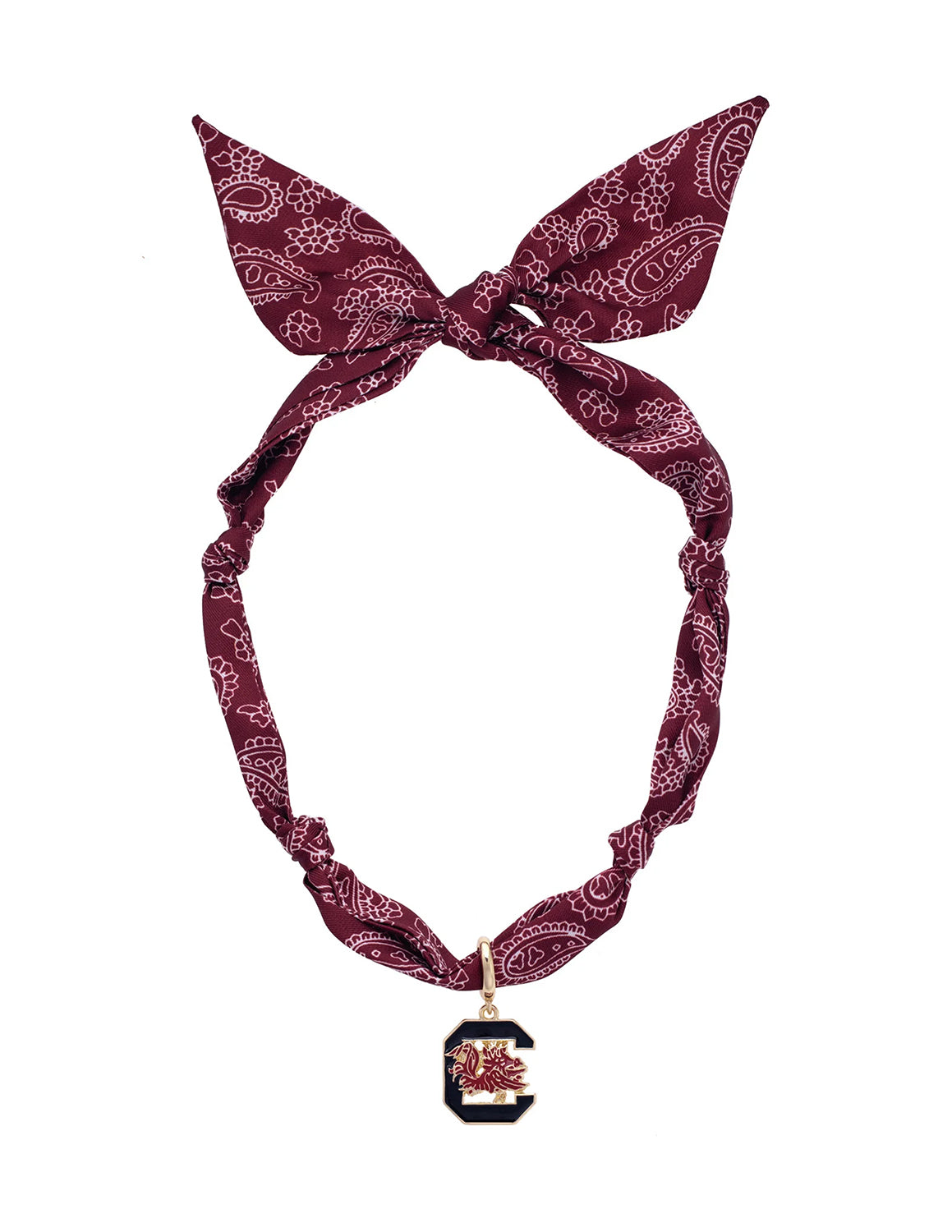 USC Gamecocks Logo Bandana Scarf Necklace