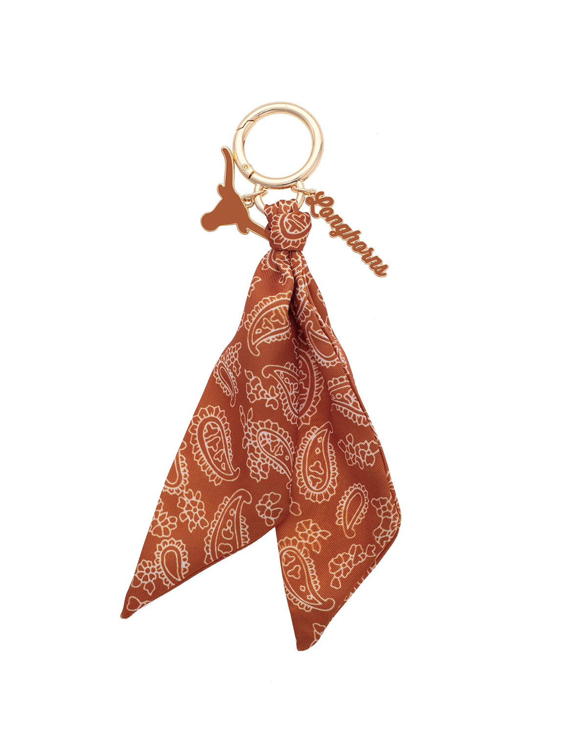 Texas Longhorns Logo Bandana Bag Charm