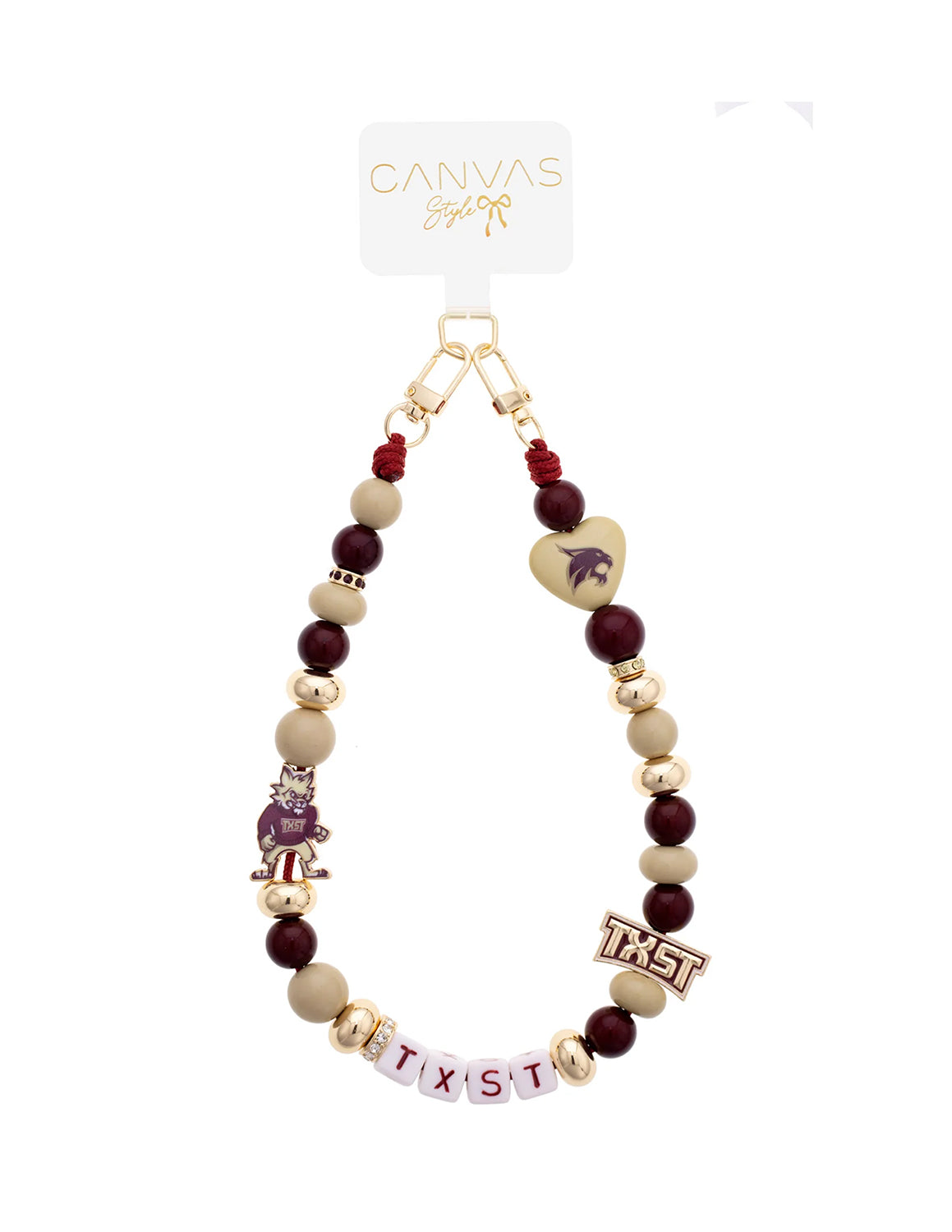 TXST Bobcats Cellphone Wristlet
