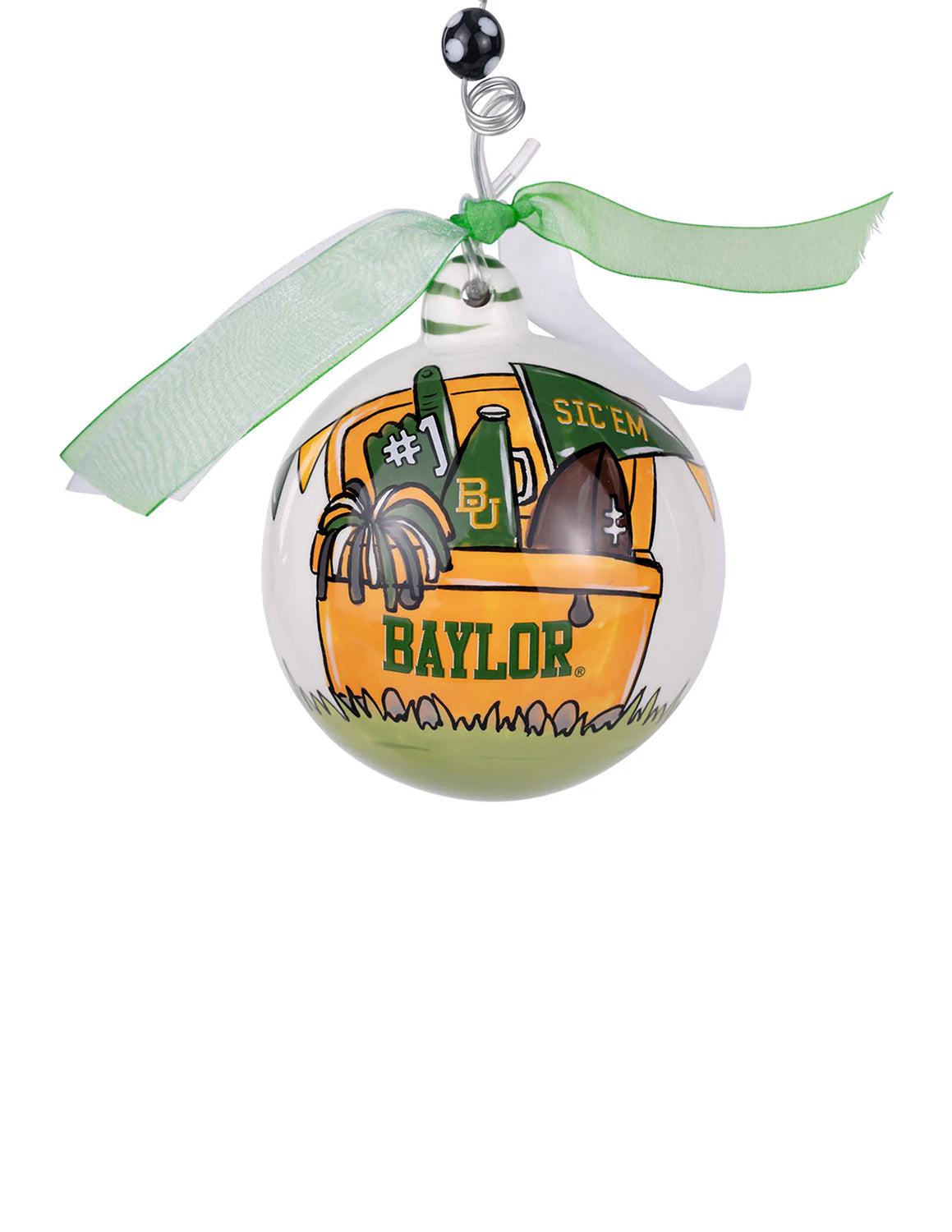 BU Baylor Cooler Ornament