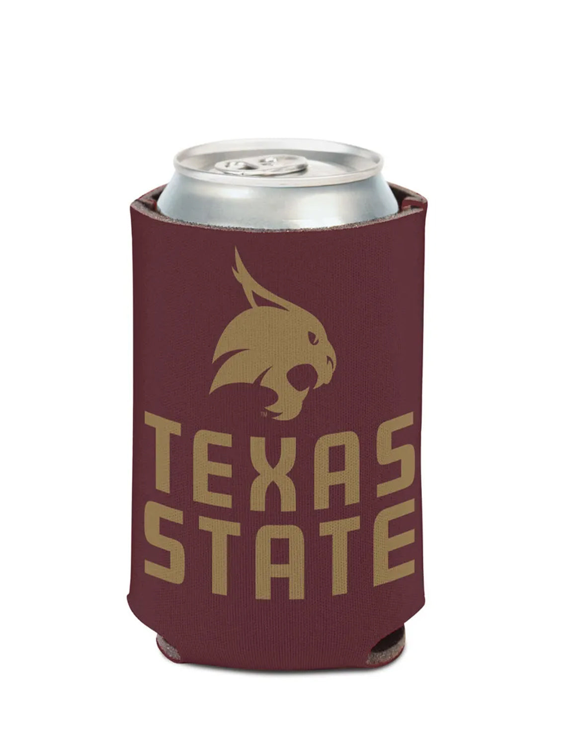 TXST Bobcats Logo Can Cooler