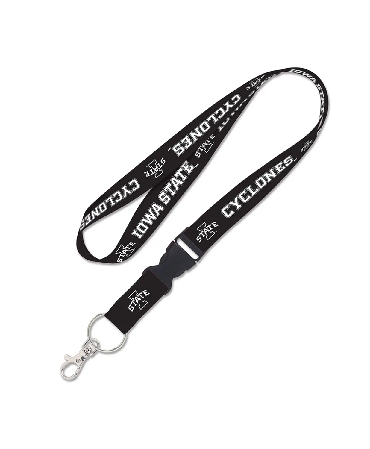 ISU Blackout Detachable Buckle Lanyard