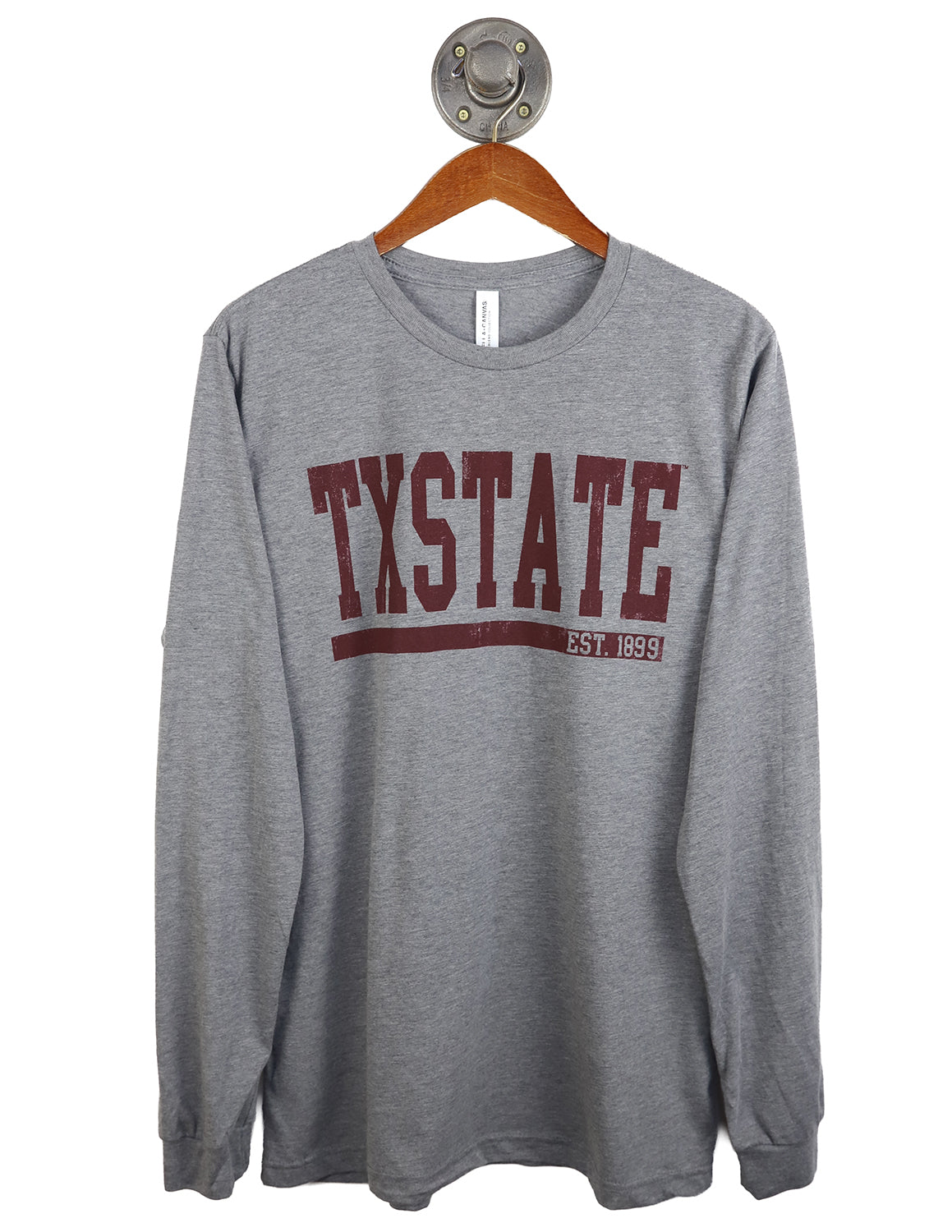TXST Block Pop Long Sleeve