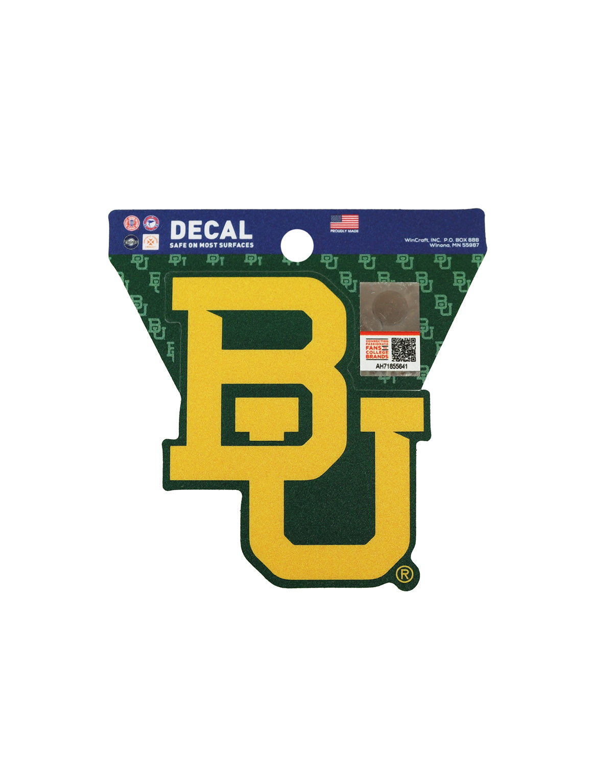 BU Logo Clean Cut Decal
