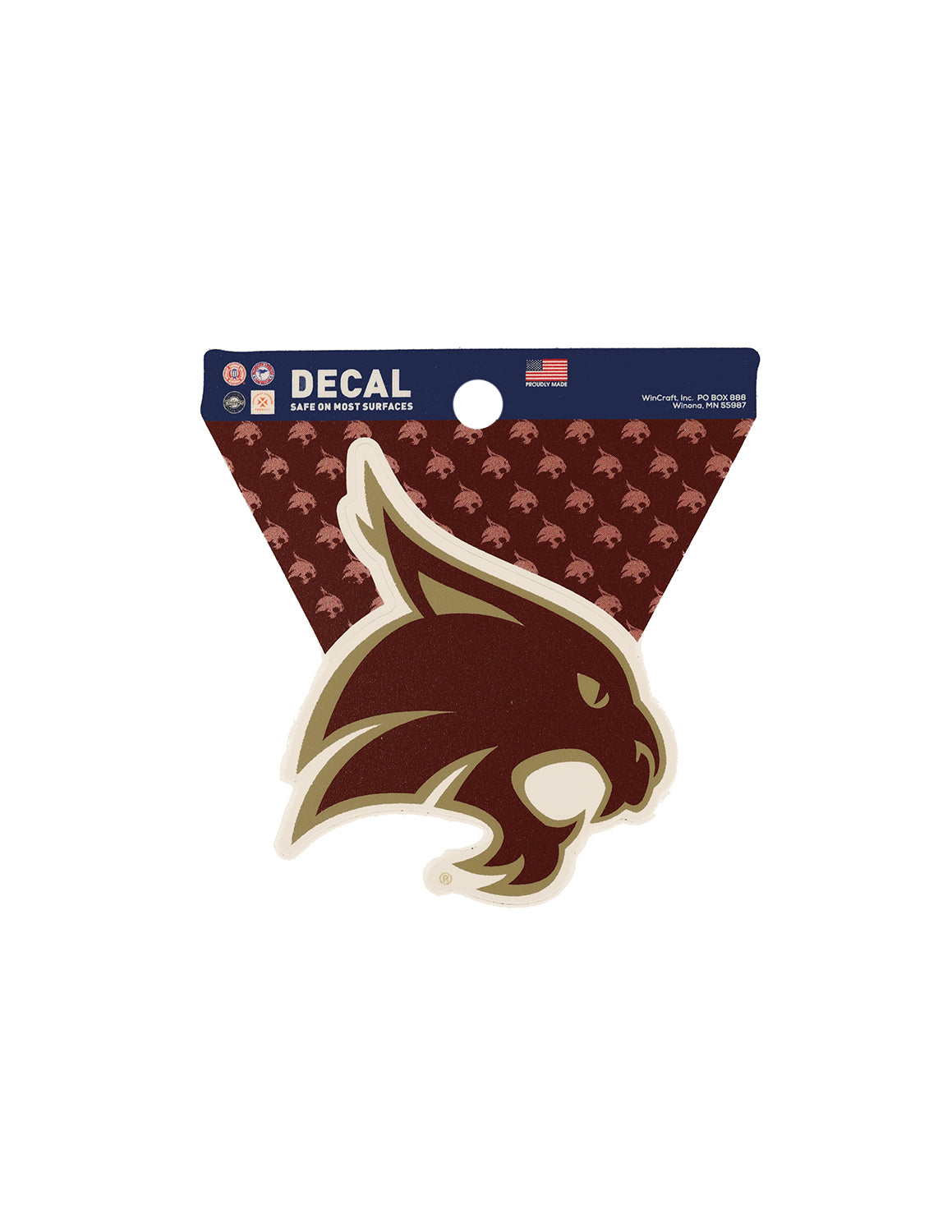 TXST Bobcat Clean Cut Decal