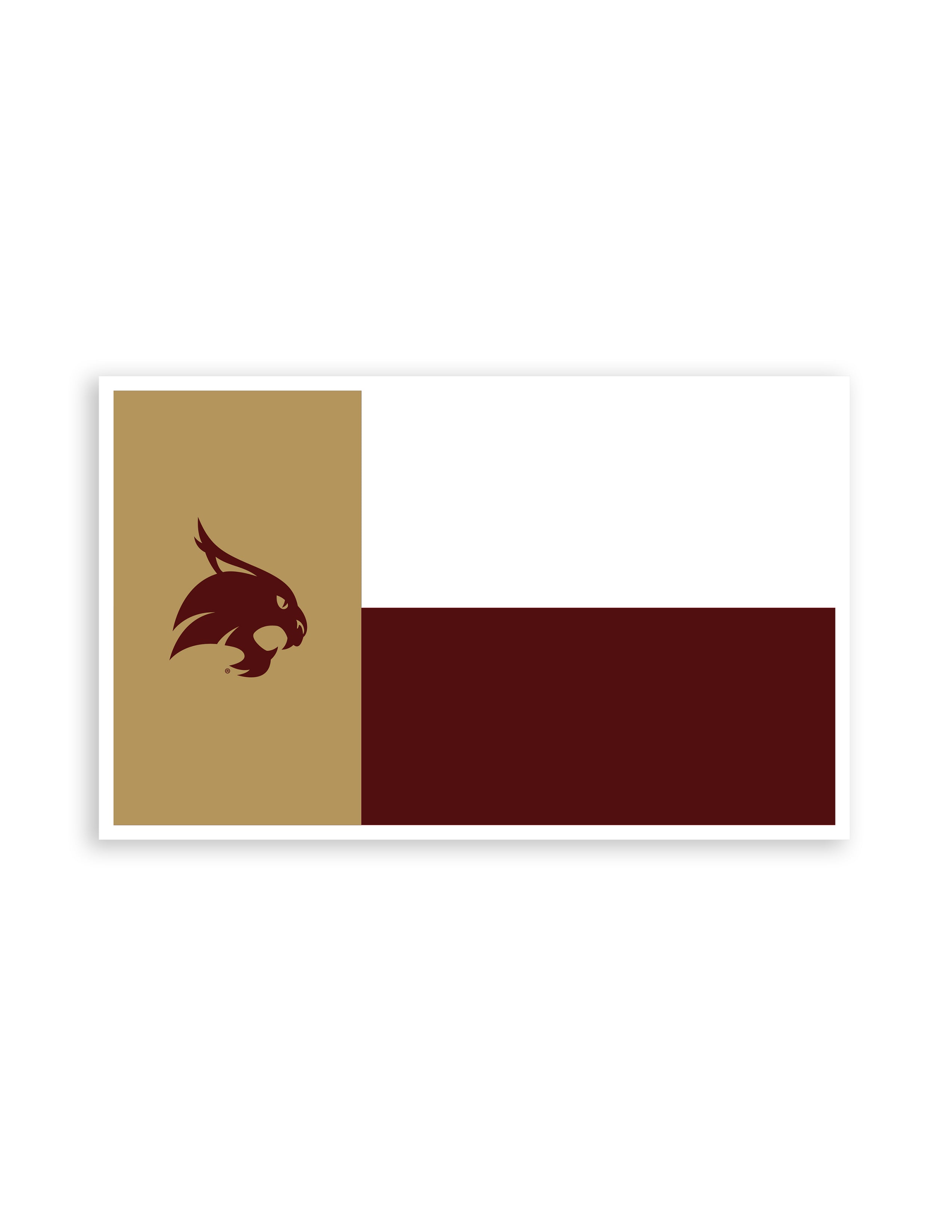 TXST Flag Decal