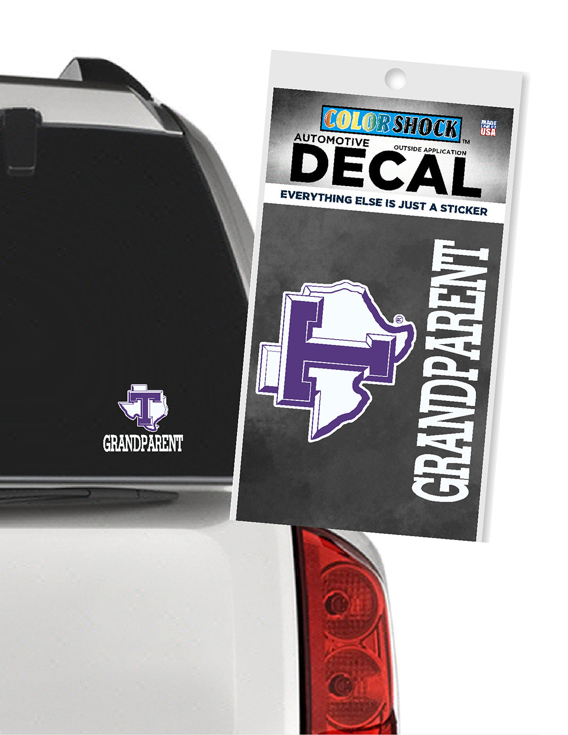 TSU Tarleton Grandparent Car Decal