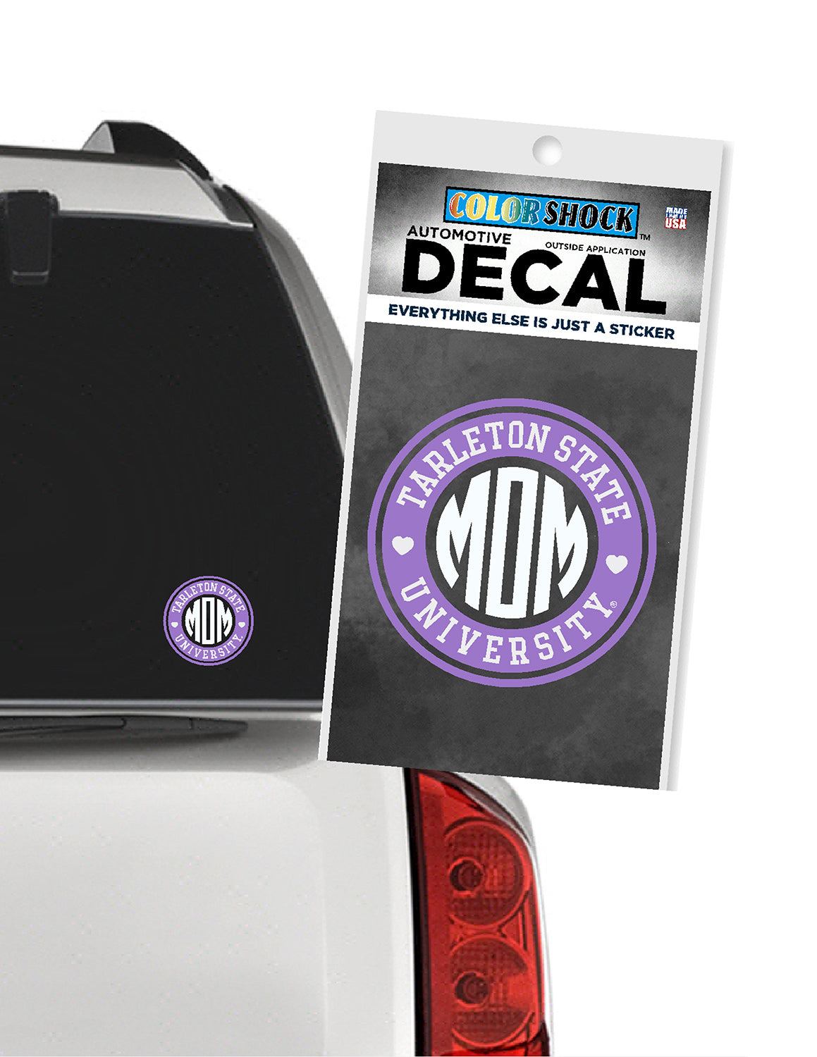 TSU Mom Circle of Love Car Decal