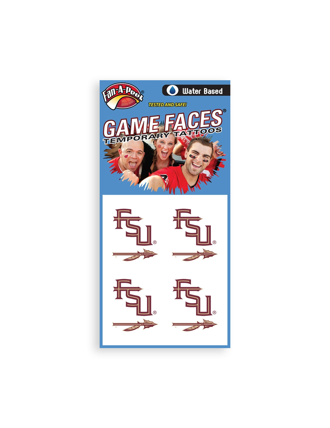 FSU Spear Face Tattoos