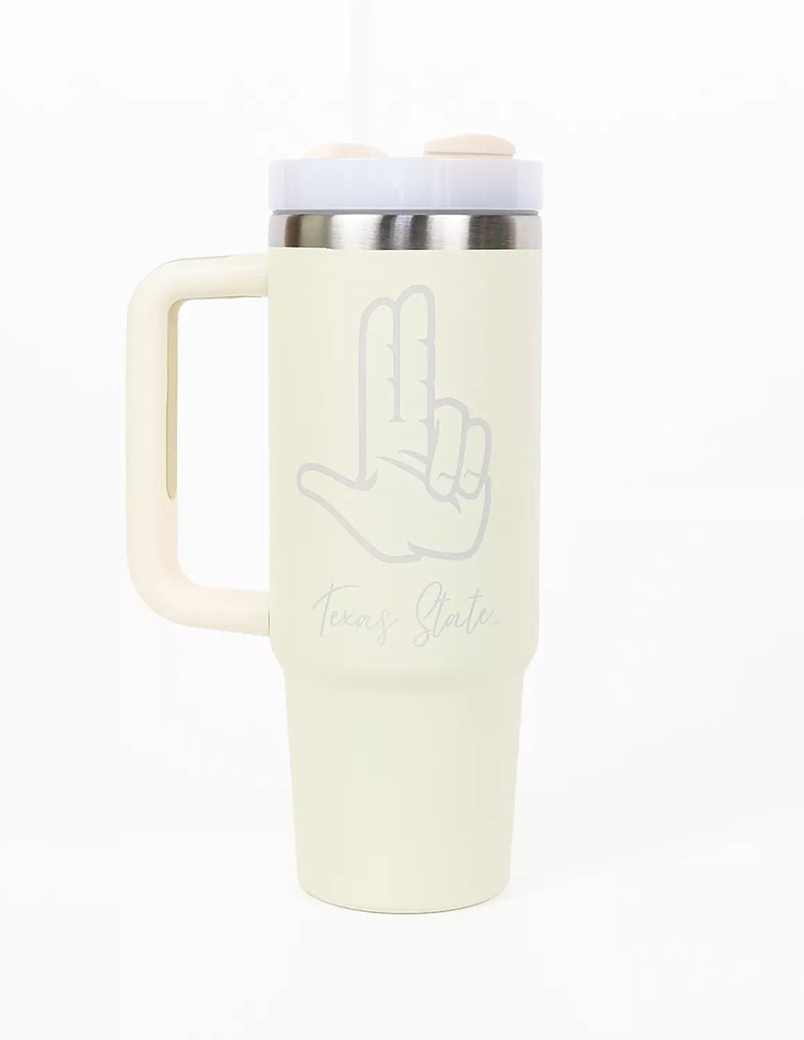 TXST Hand Sign Tumbler