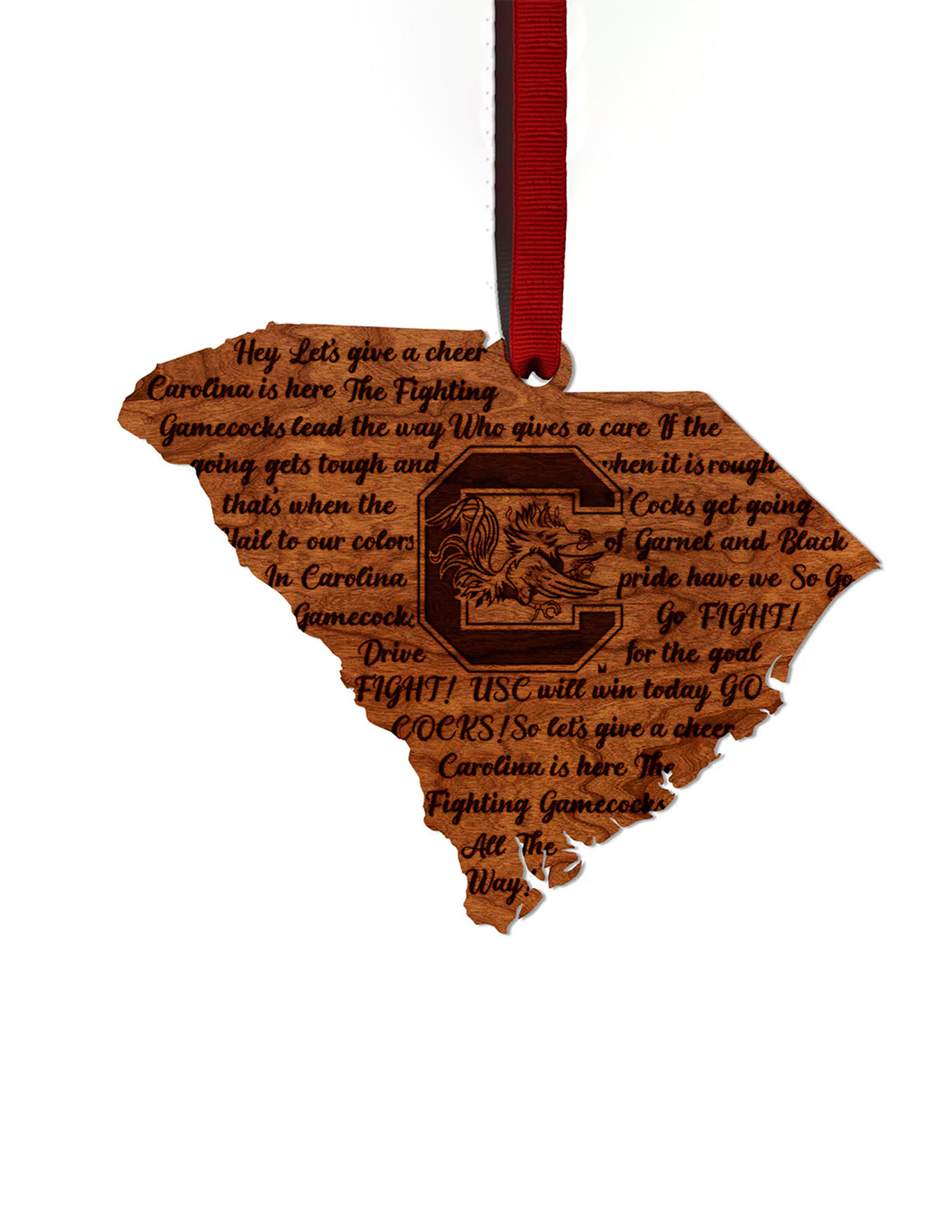 USC Fight Song Wooden Ornament