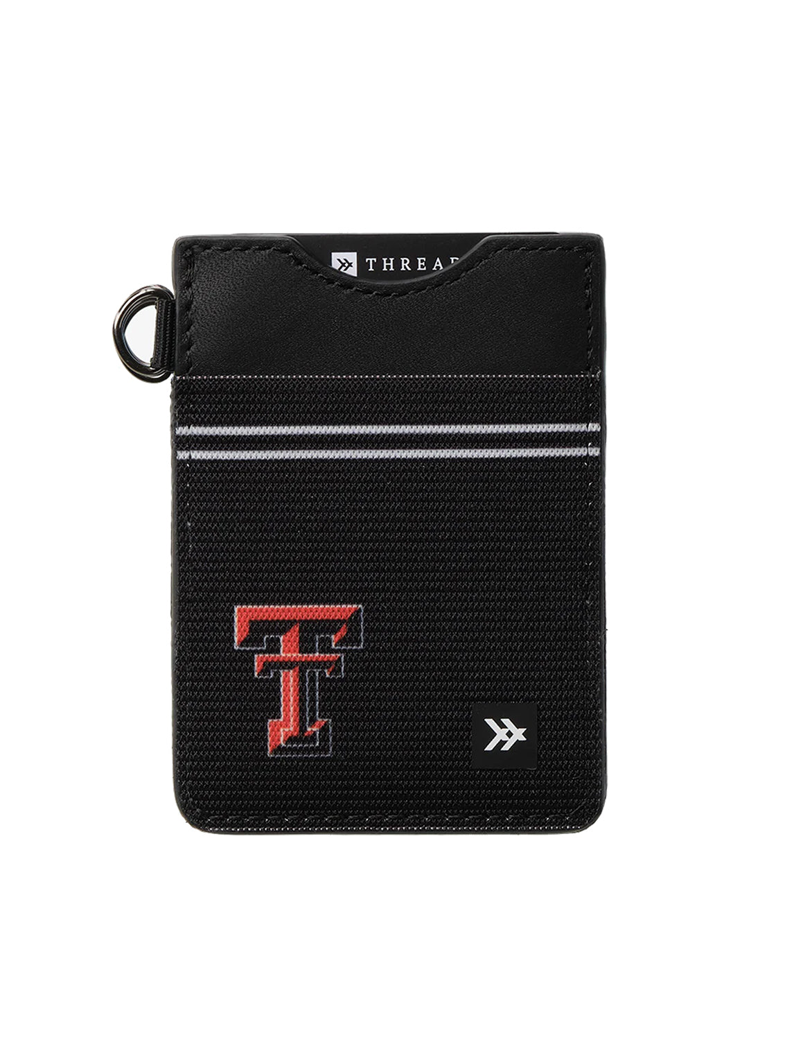 TTU Texas Tech Black Vertical Leather Wallet