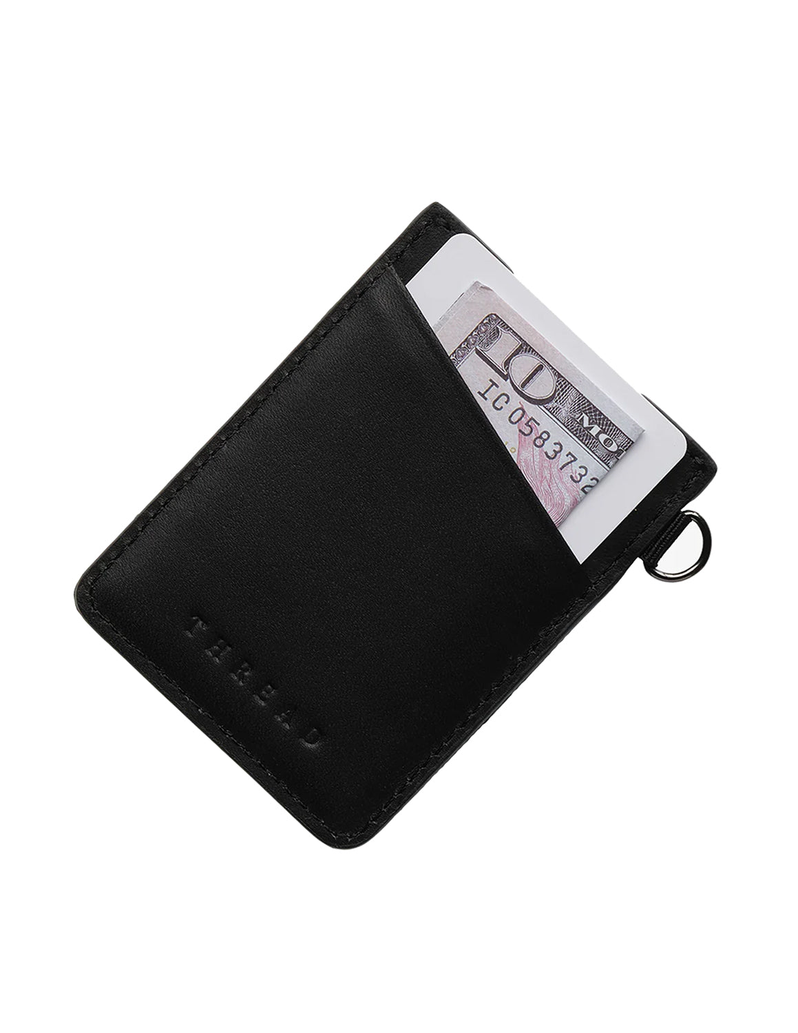 BU Baylor Green Vertical Leather Wallet