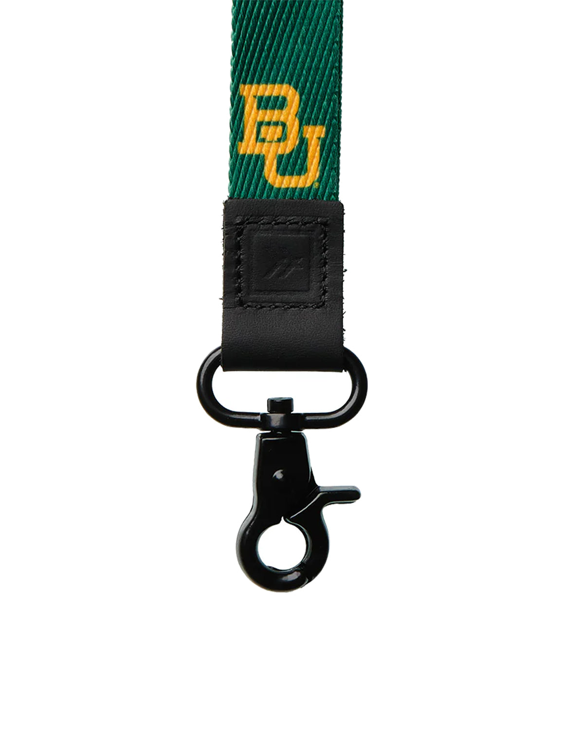BU Baylor Green Wristlet Keychain