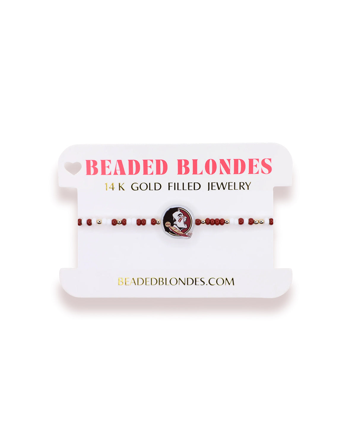 FSU Logo Beaded Bracelet