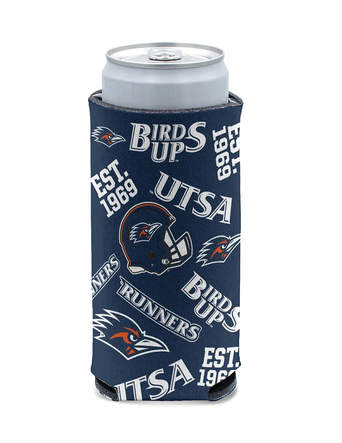 UTSA Scatterprint Tall Can Cooler