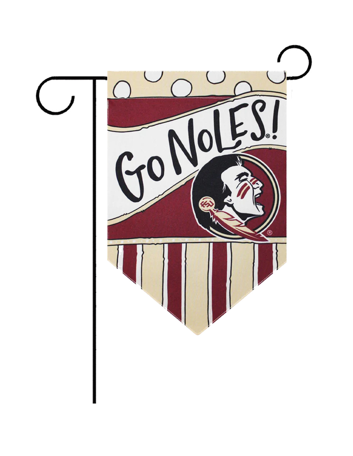 FSU Go Noles Garden Flag