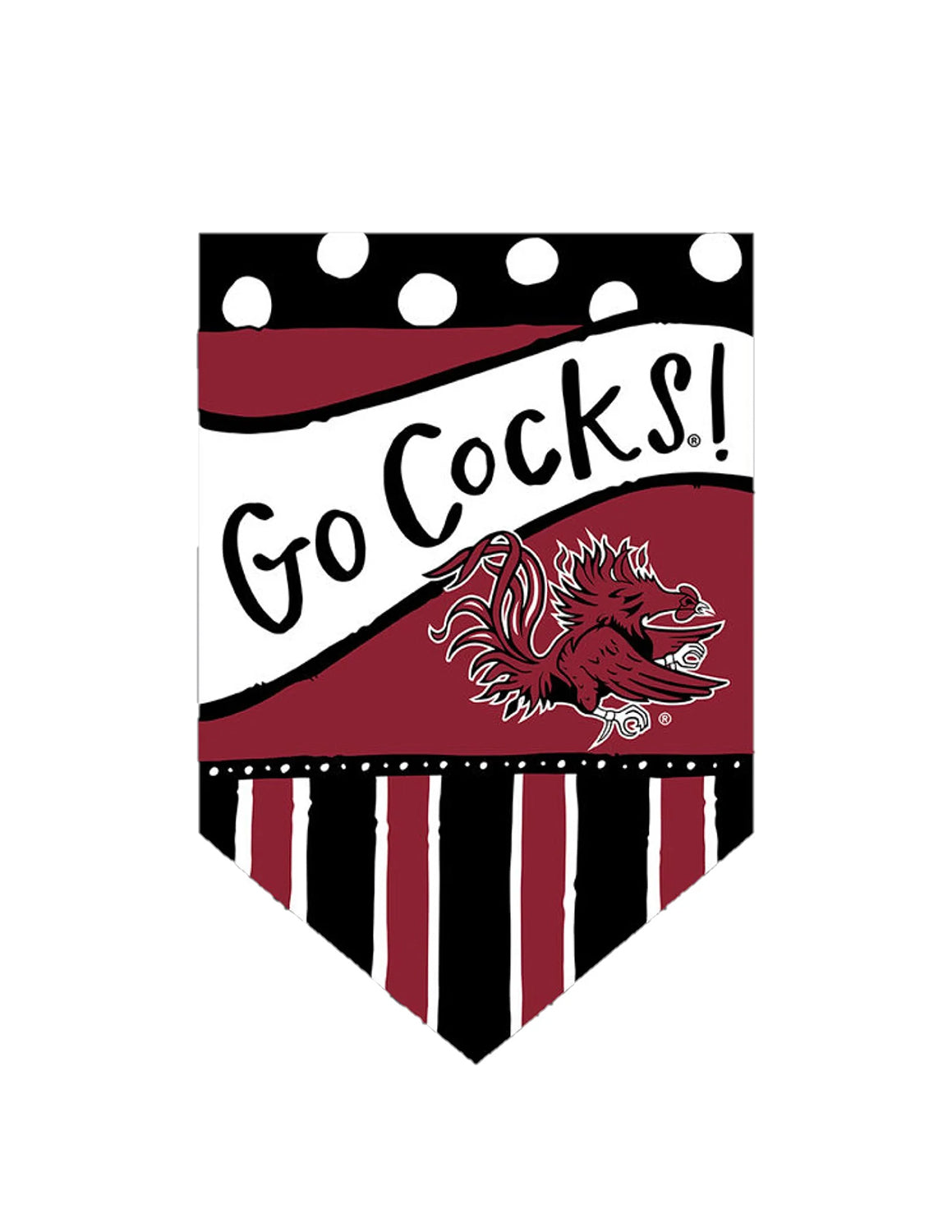 USC Go Cocks Garden Flag