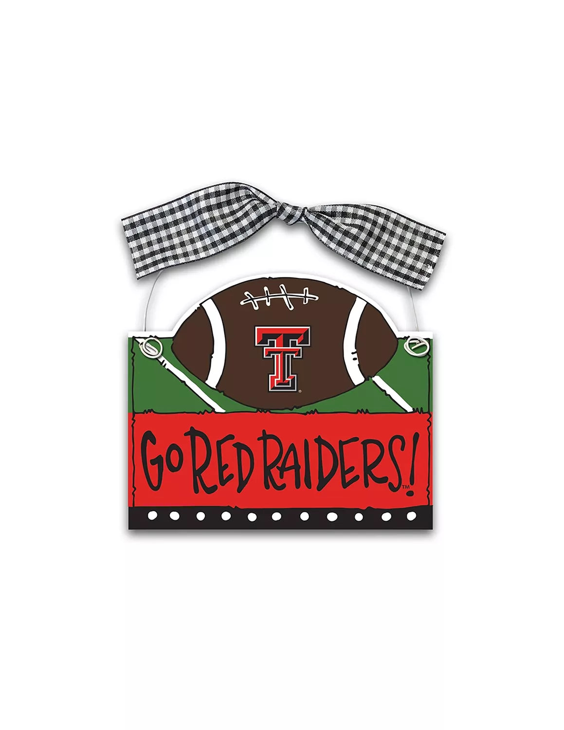 TTU Football Ornament