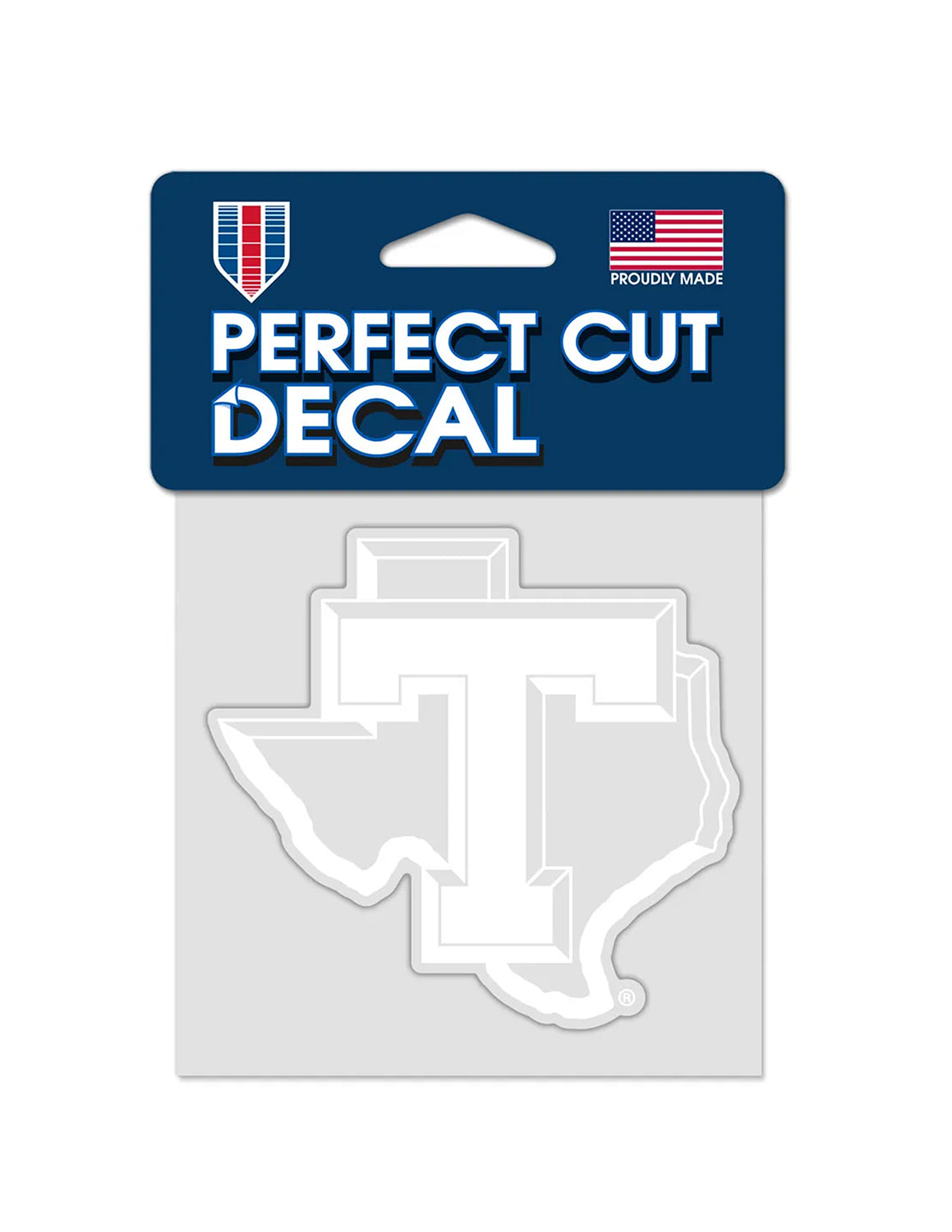 TSU Perfect Cut White Decal