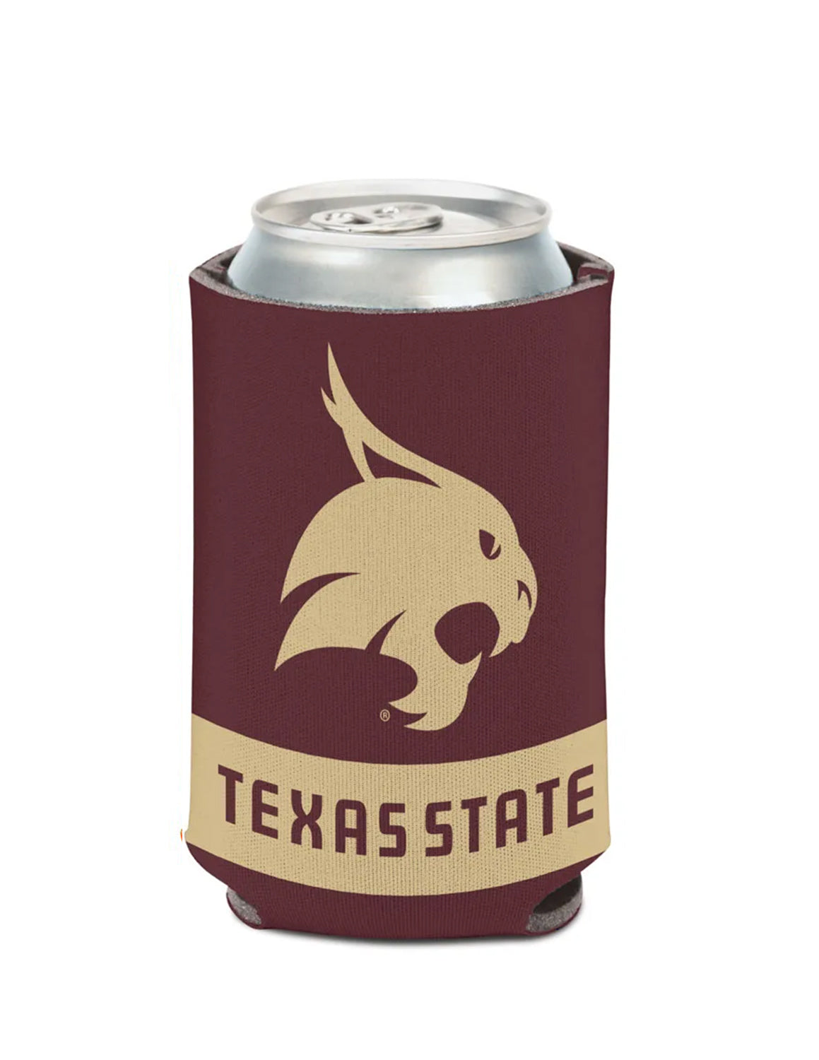 TXST Bobcats Slogan Can Cooler
