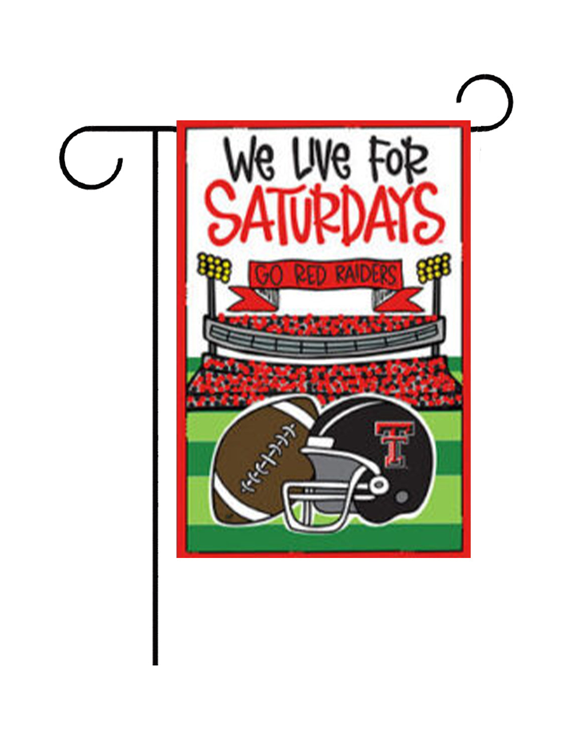 TTU Saturdays Garden Banner