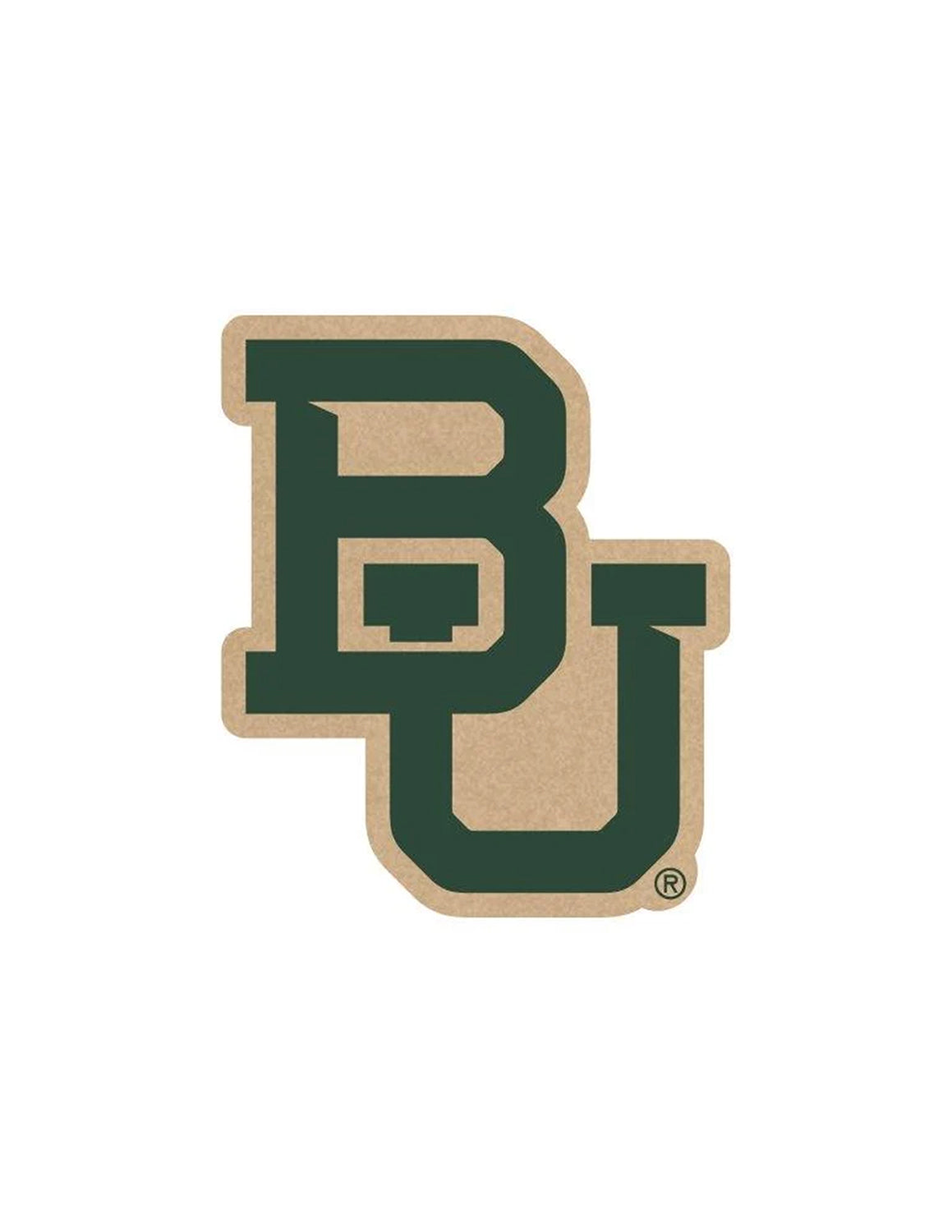 BU Baylor Wood Magnet