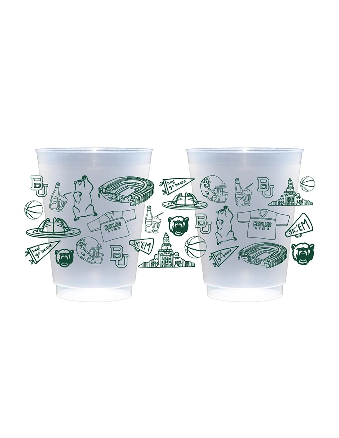 Baylor Shatterproof Cups