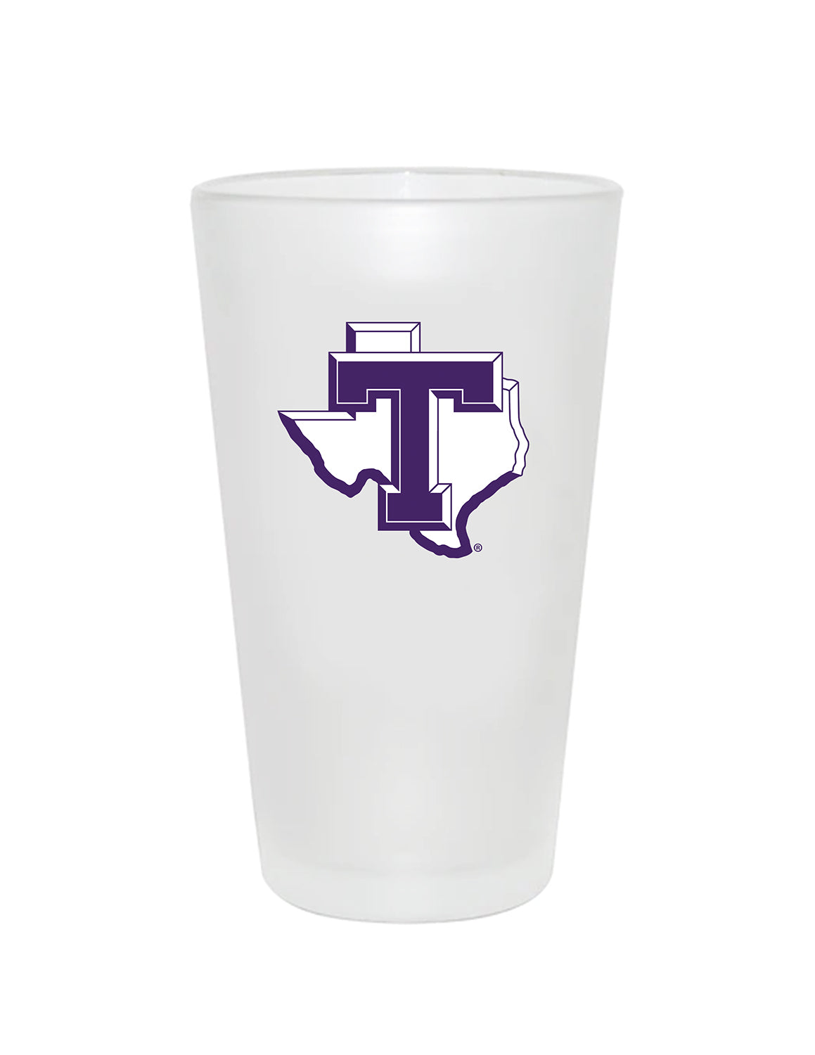 TSU 16oz. Frosted Pint Glass