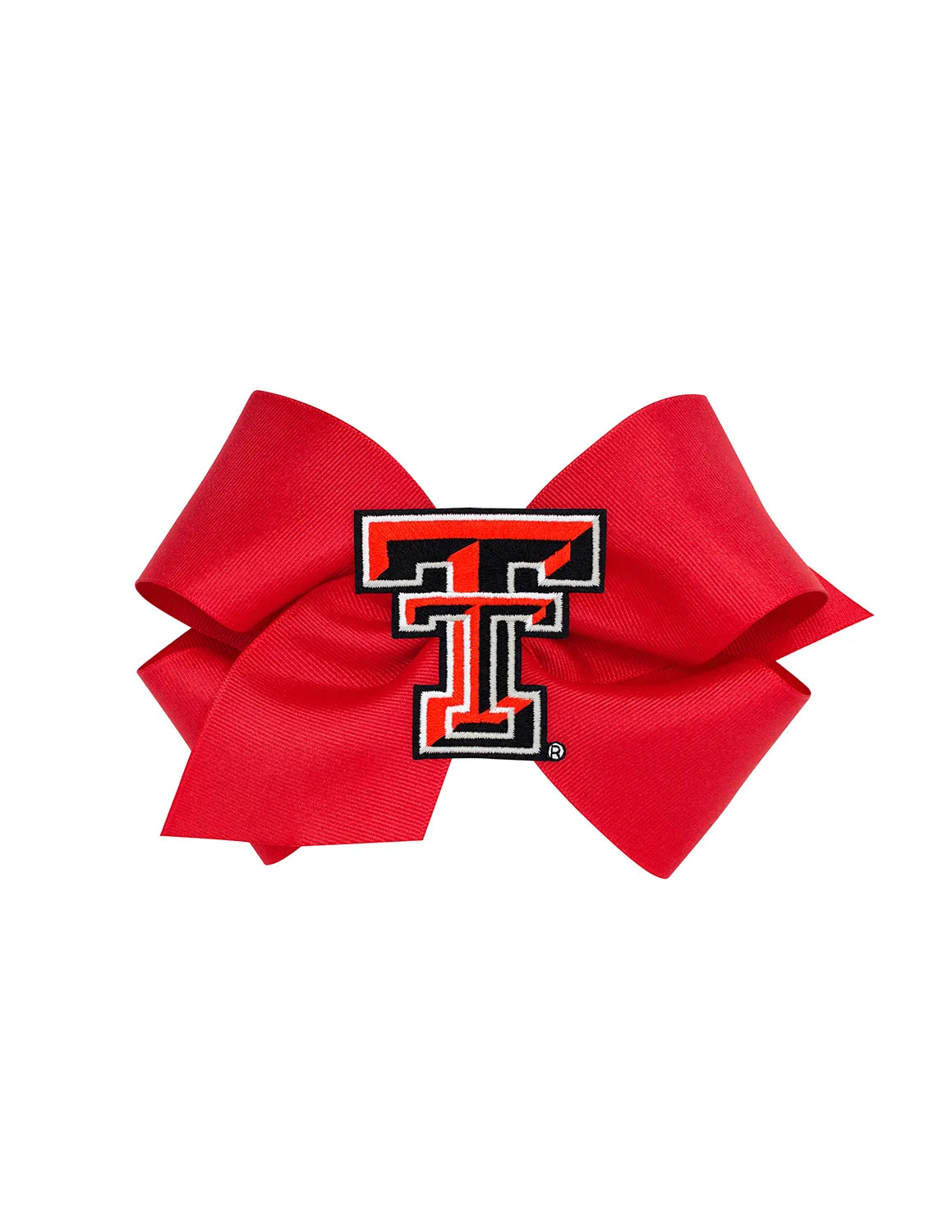 TTU King Patch Hair Bow
