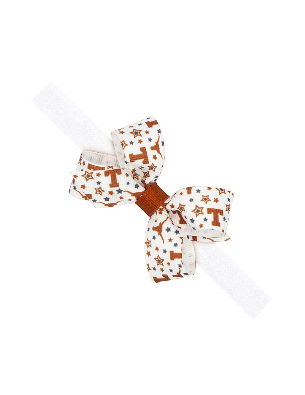 UT Mini College Star Bow Headband | Barefoot Campus Outfitter