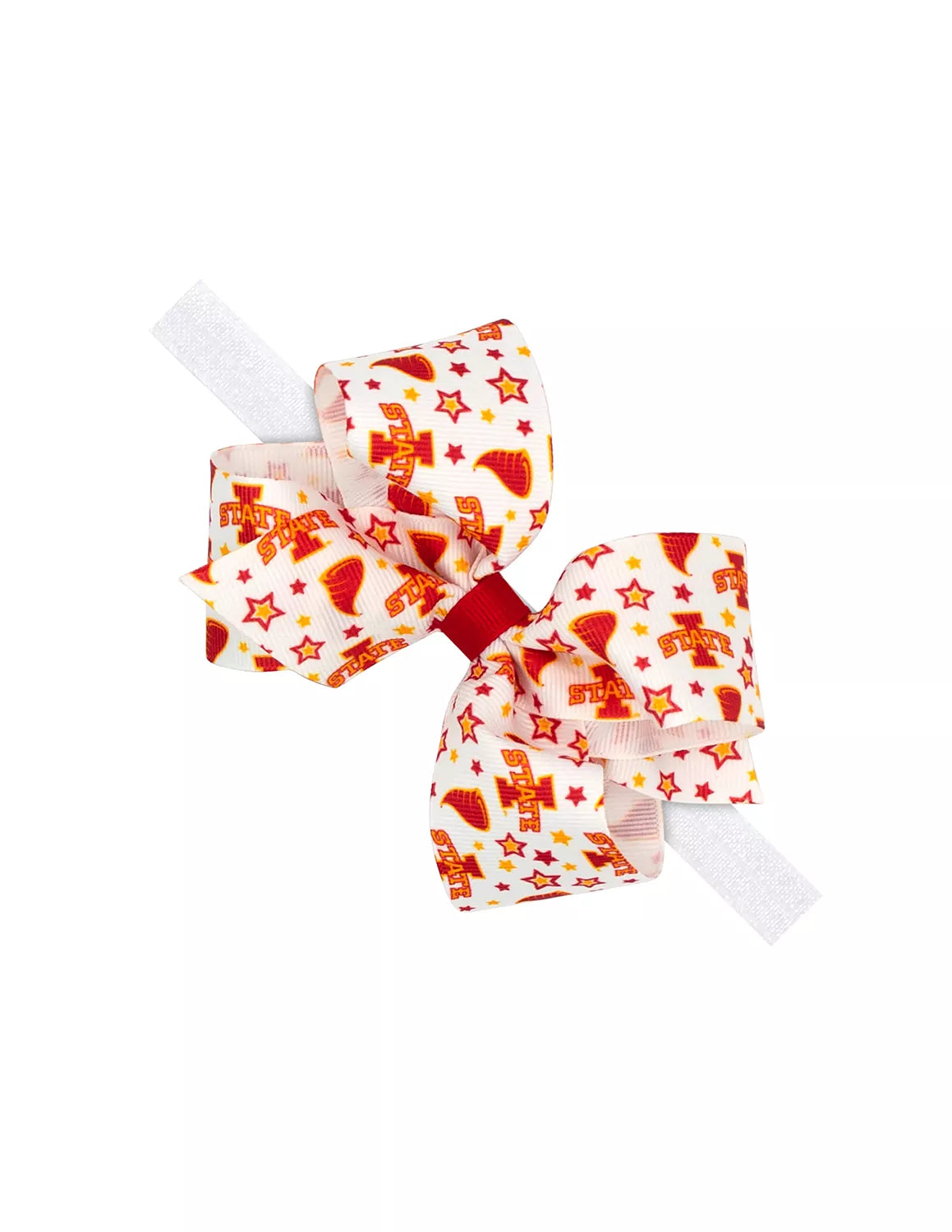 ISU Medium College Star Bow Headband
