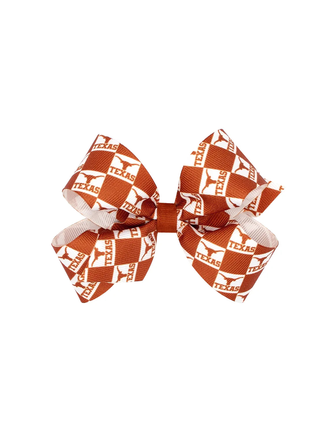 UT Medium Checkerboard Hair Bow