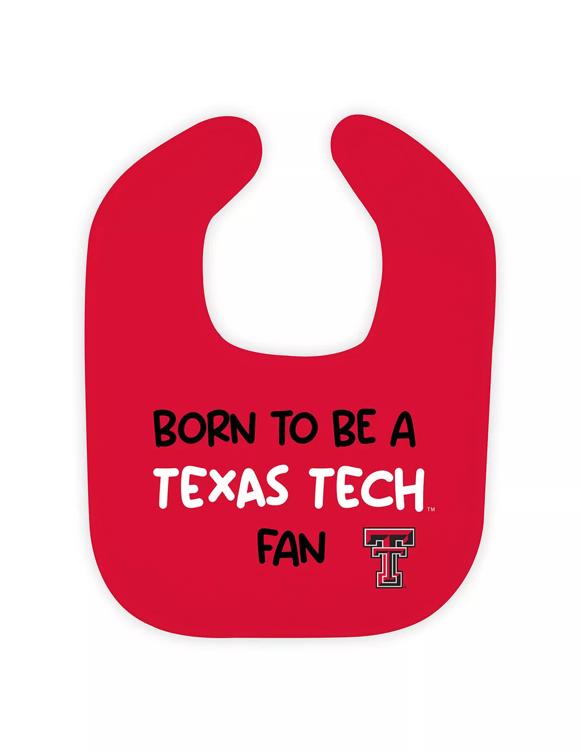 TTU Born To Be A Texas Tech Fan Bib