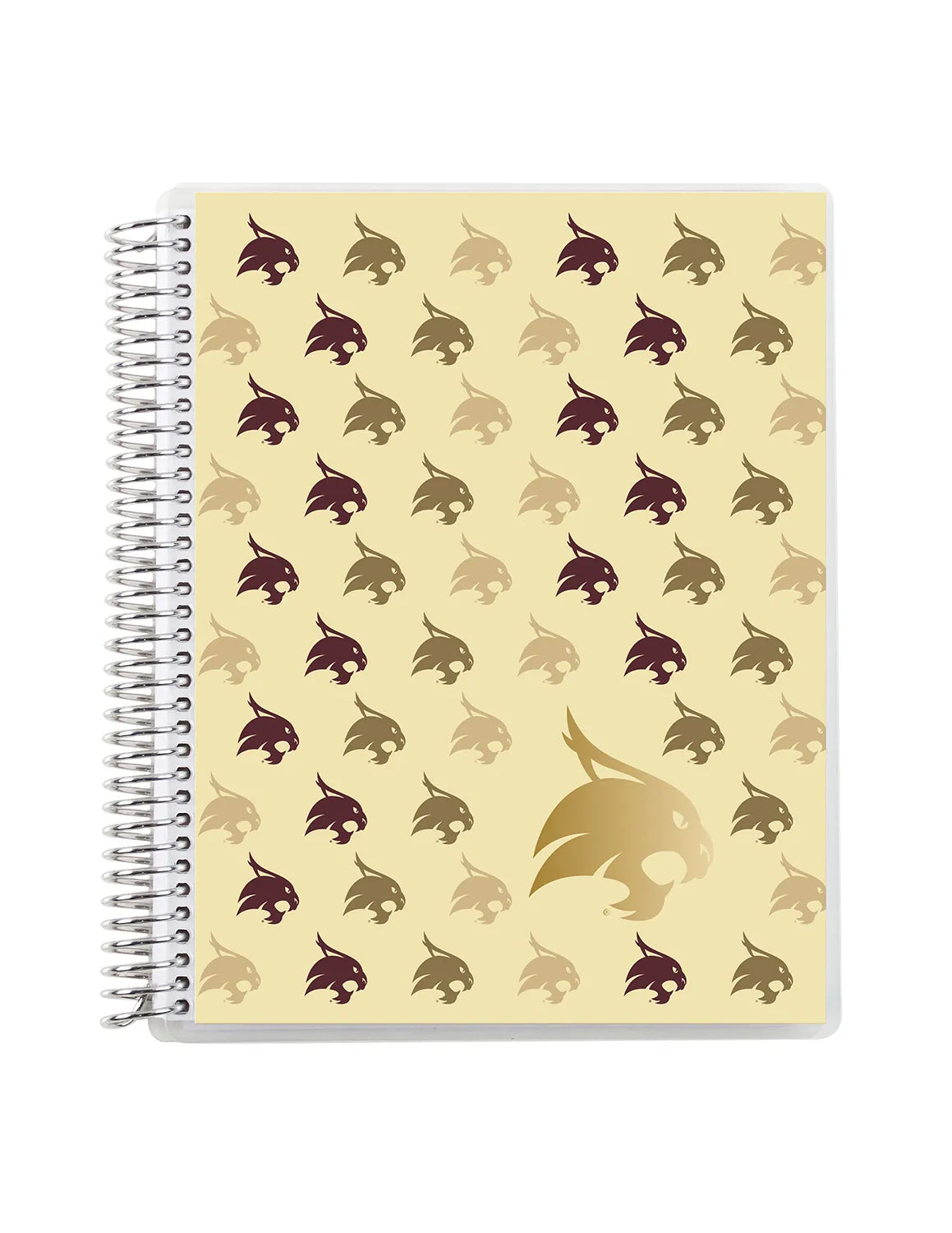 TXST Metallic Coiled 7"x9" Notebook