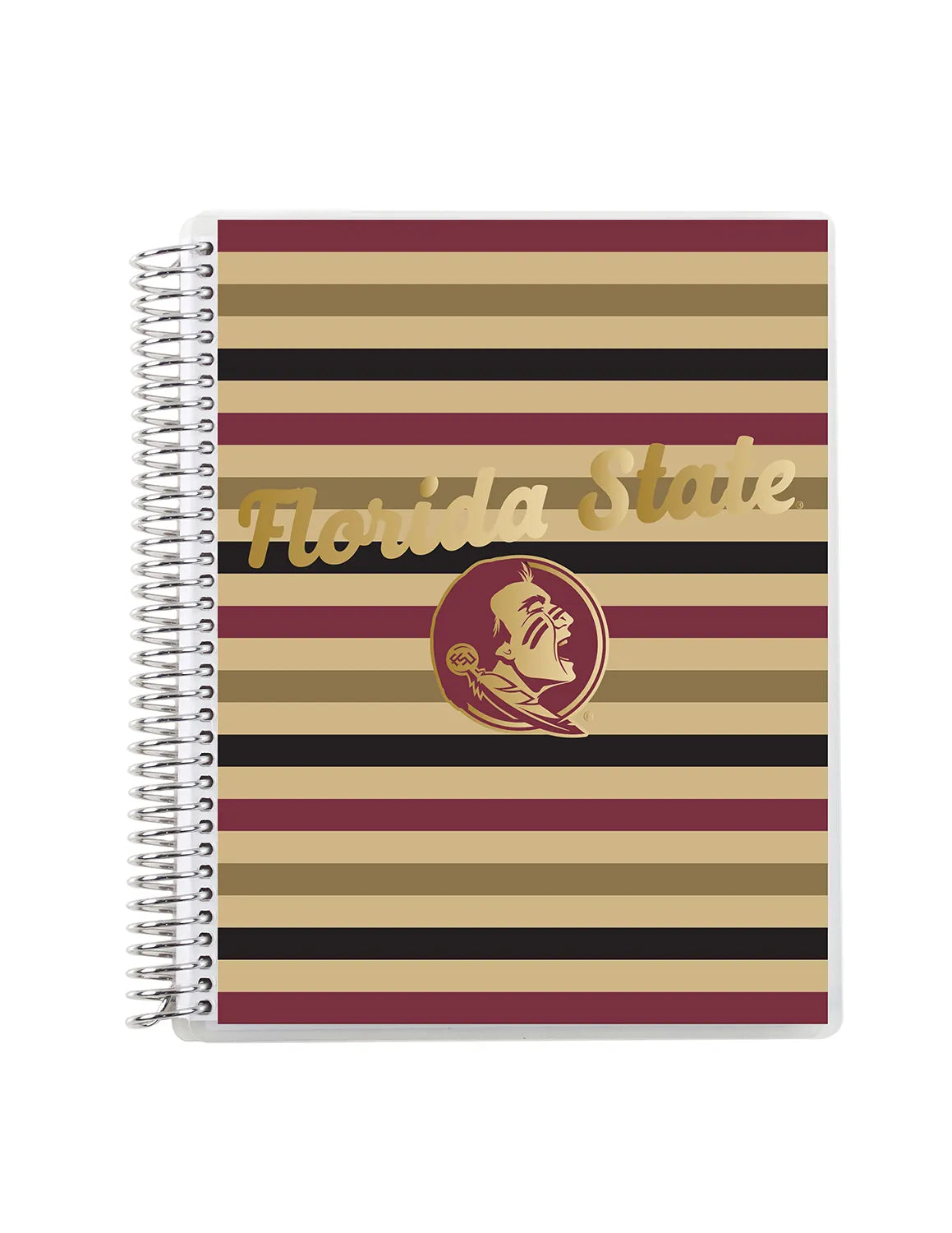 FSU Metallic Coiled 7"x9" Notebook