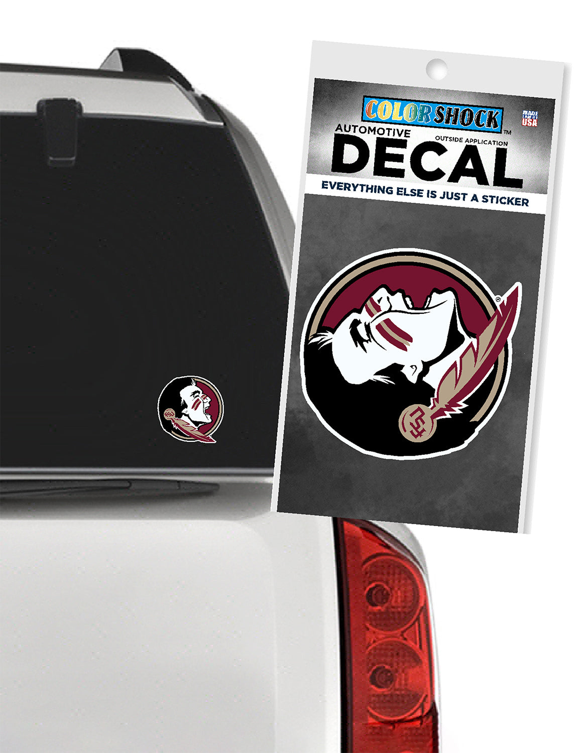 FSU Seminole Logo Car Decal