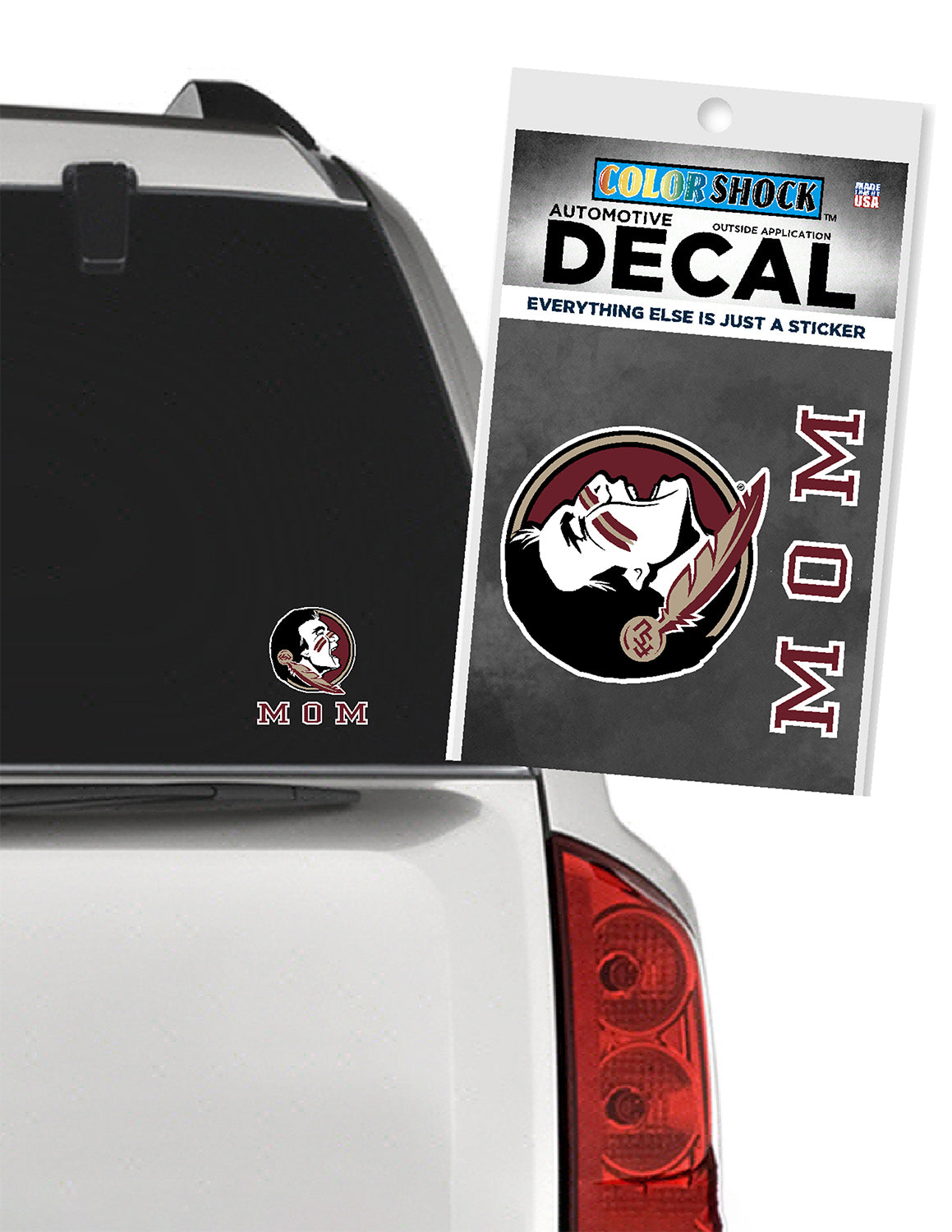 FSU Mom Car Decal