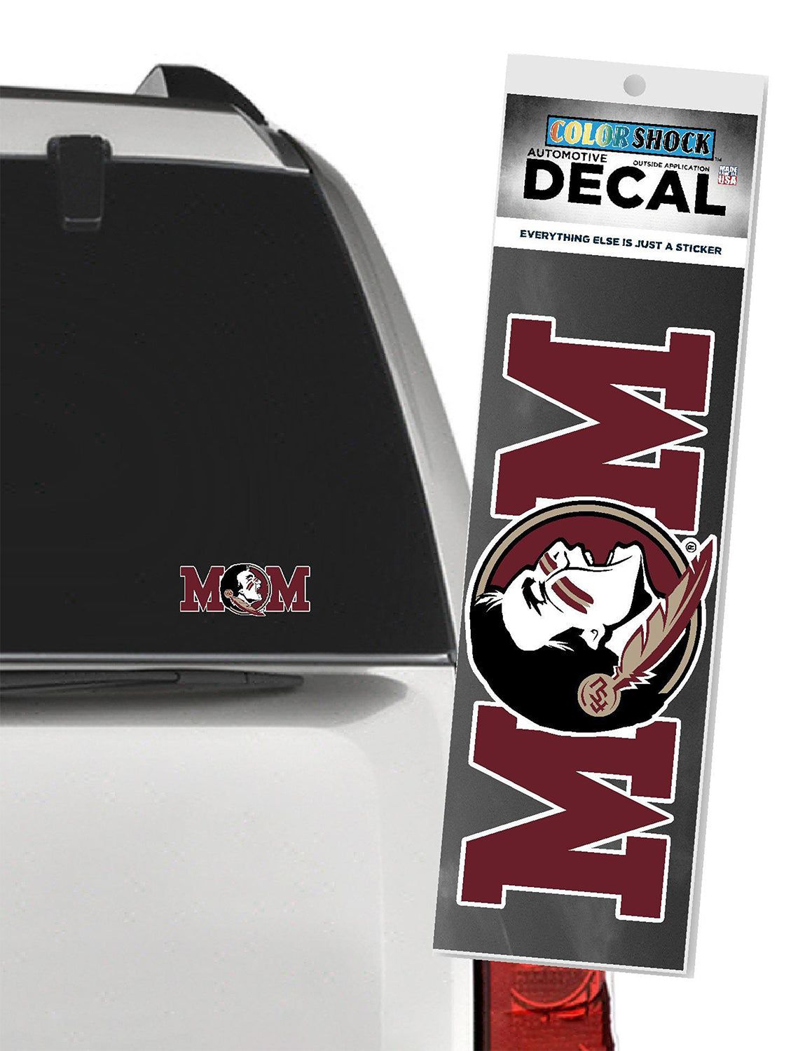 FSU Mascot Mom Car Decal