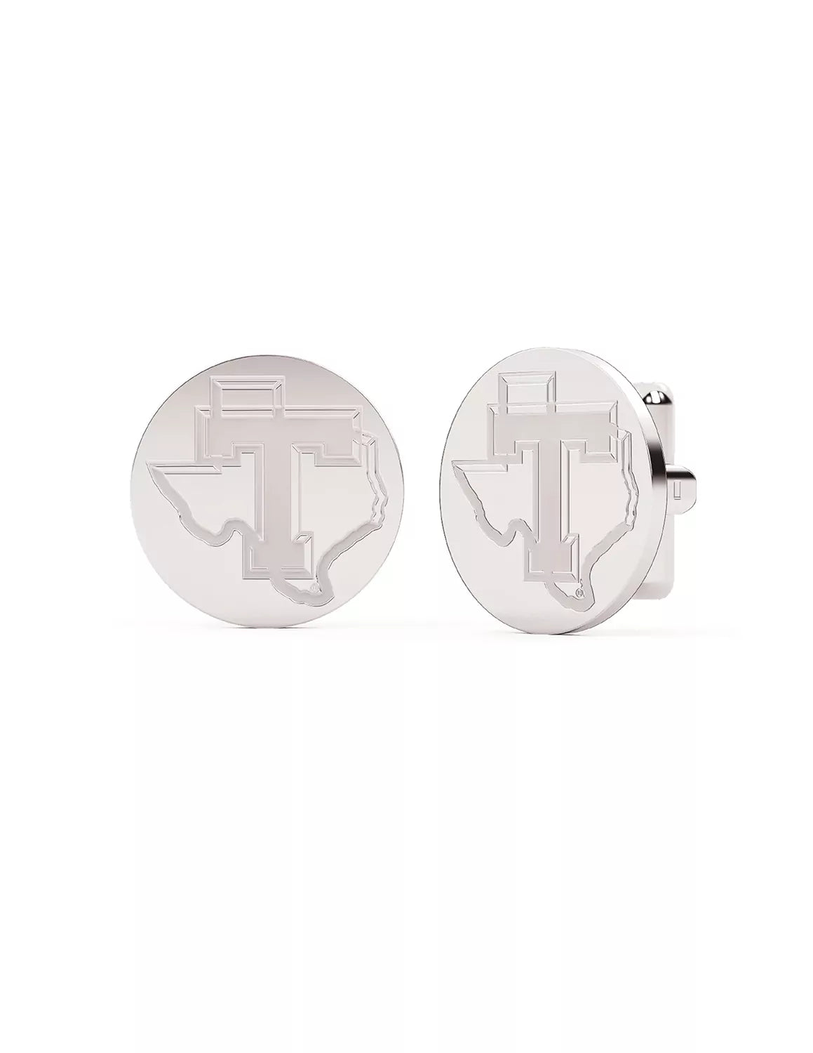 Stainless Steel Power T Texas Cufflinks