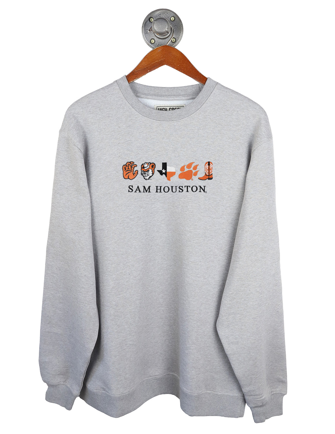 SHSU G College Icons Crewneck Sweater