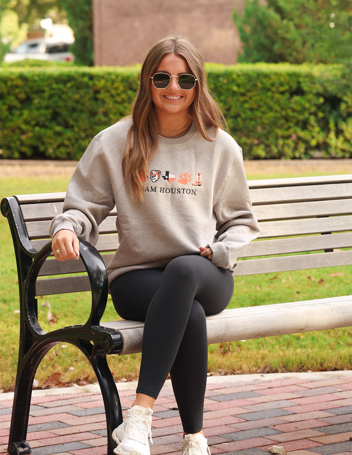 SHSU G College Icons Crewneck Sweater