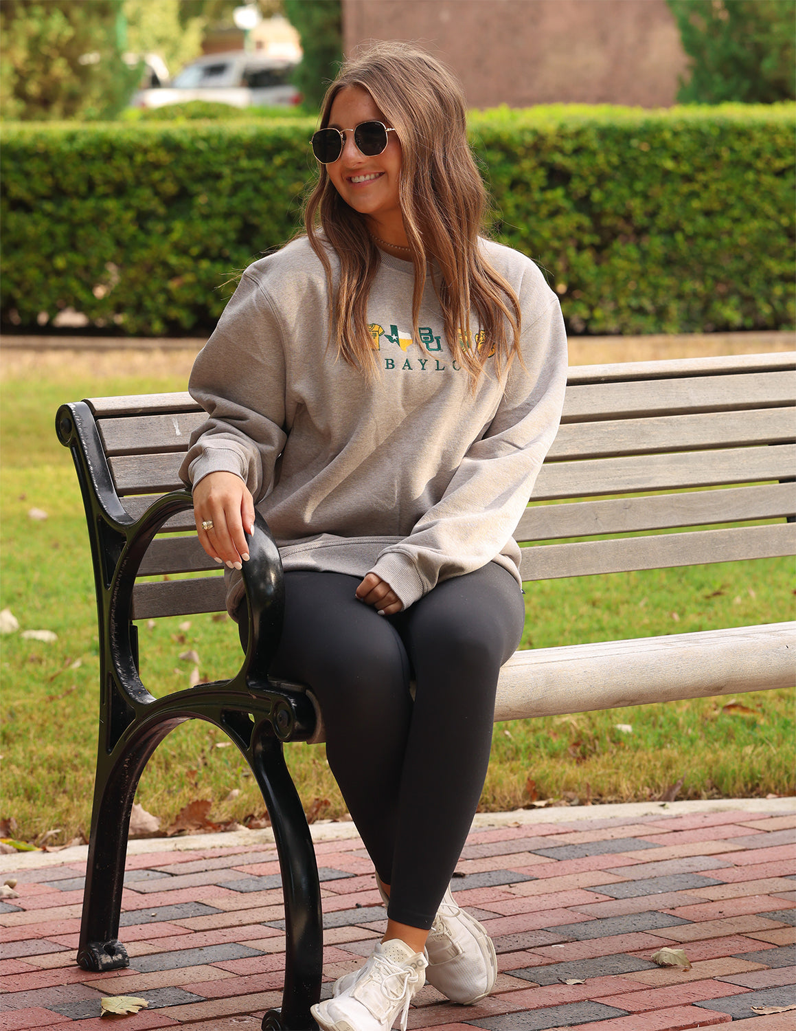 BU G College Icons Crewneck Sweater