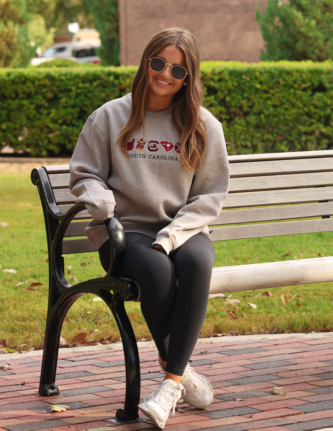 USC G College Icons Crewneck Sweater