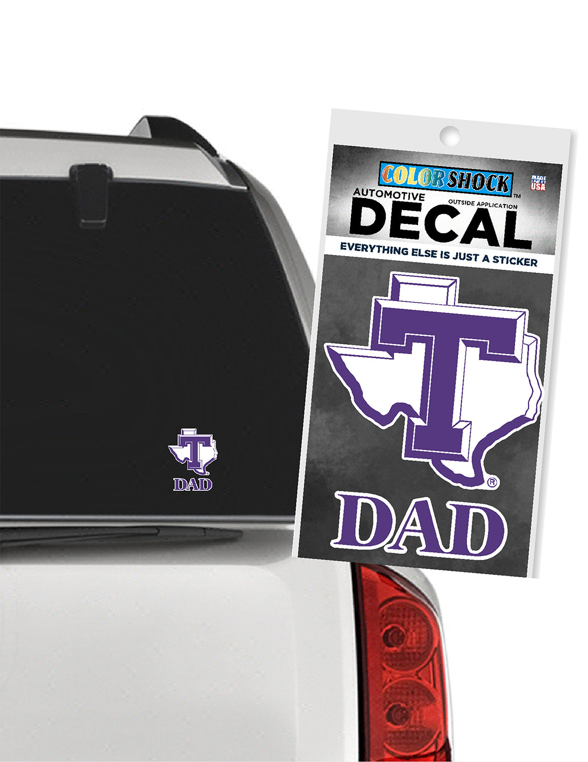 TSU Dad Car Decal
