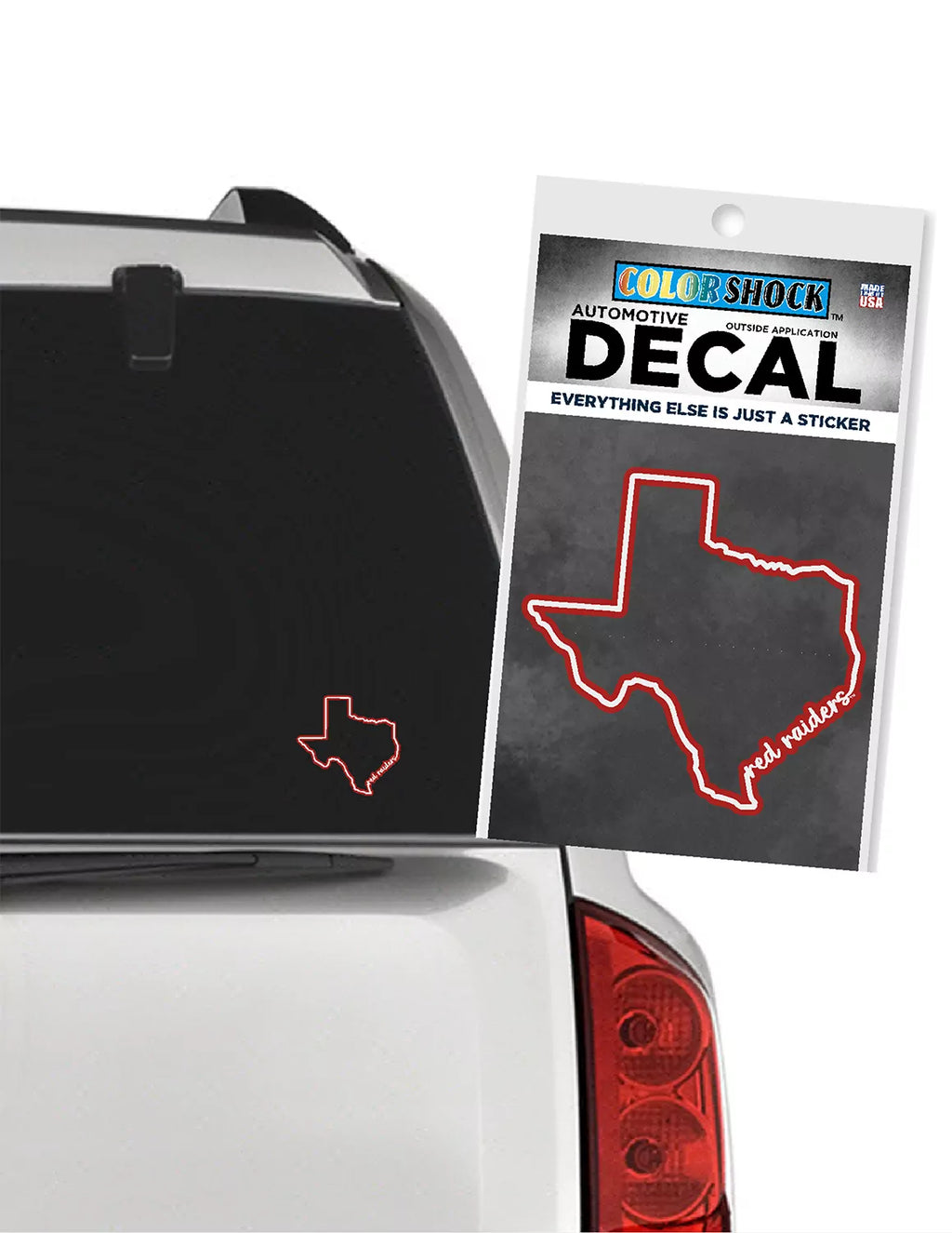 TTU Red Raiders Decal | Barefoot Campus Outfitter