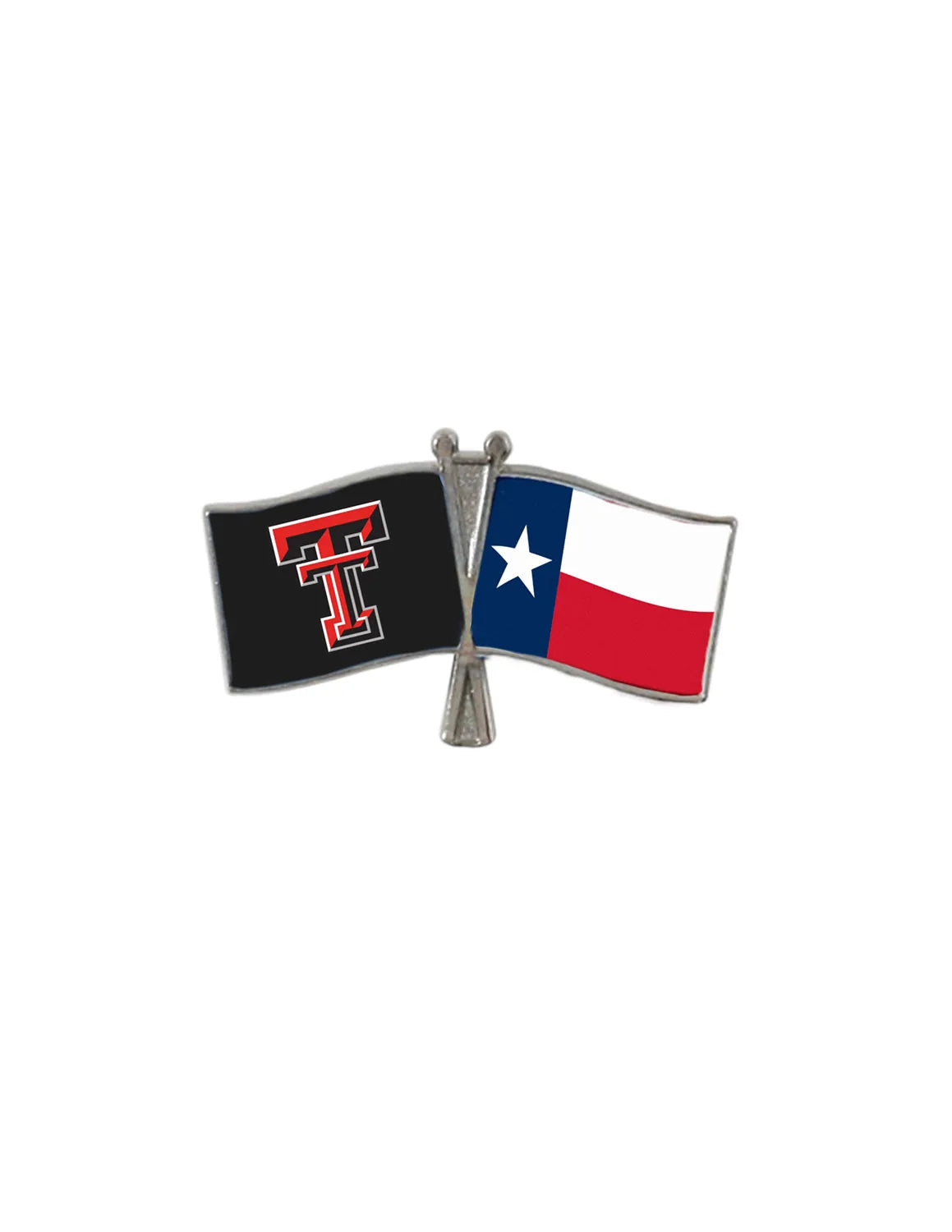 TTU Texas Flags Pin