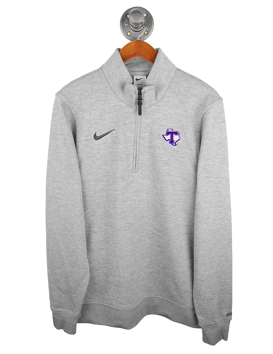 TSU Men's Nike Dri-Fit Coach Quarter Zip Pullover