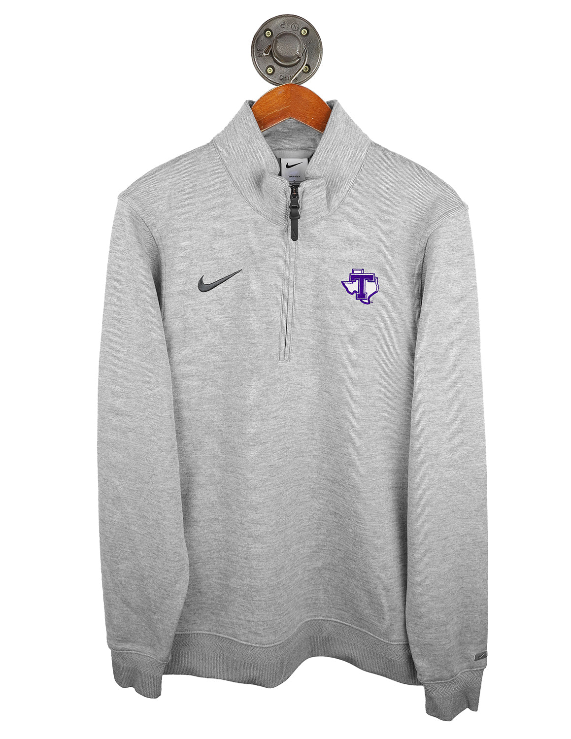 TSU Men's Nike Dri-Fit Coach Quarter Zip Pullover