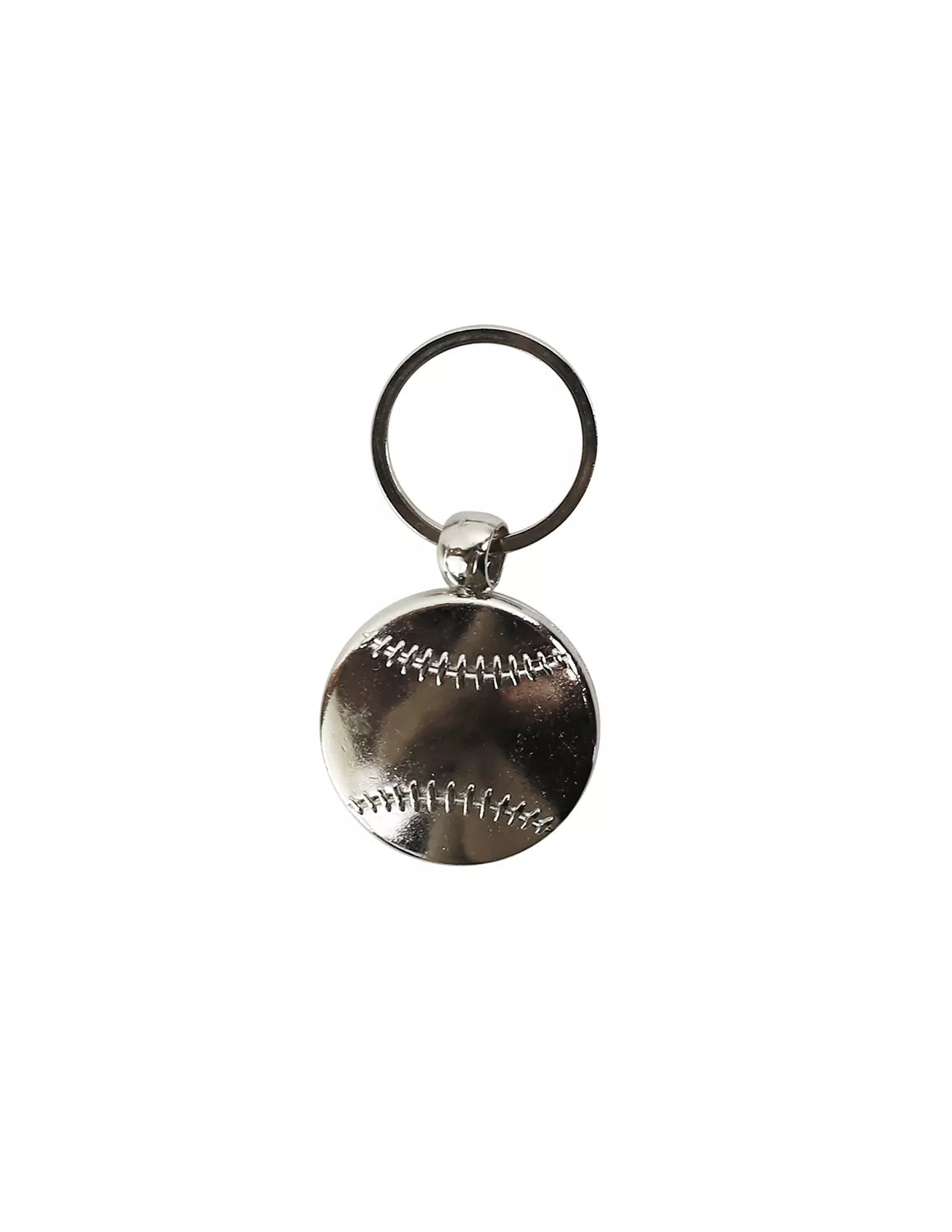 UT Metal Baseball Keychain